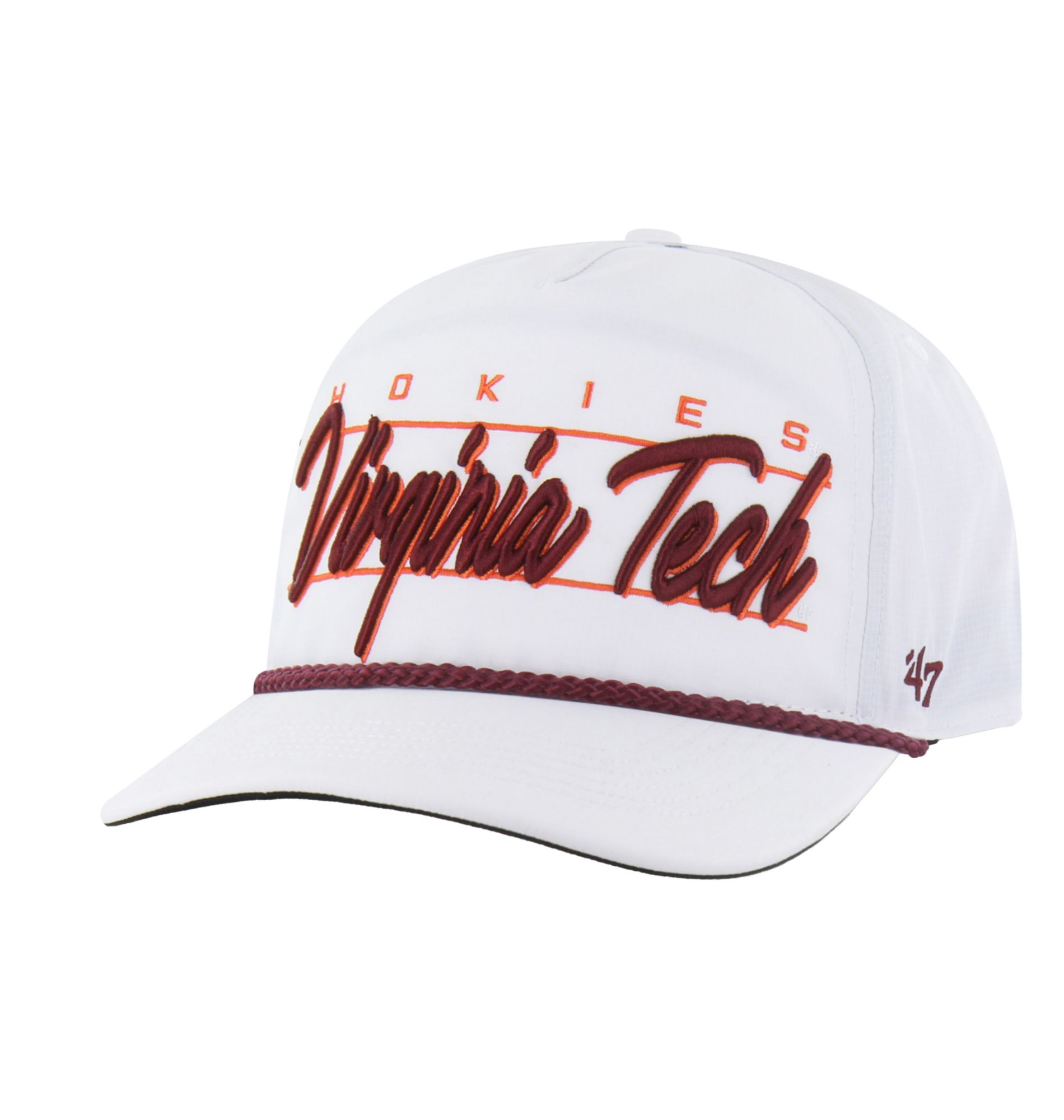 47 Adult Virginia Tech Hokies White Brrr Condor Hitch Adjustable