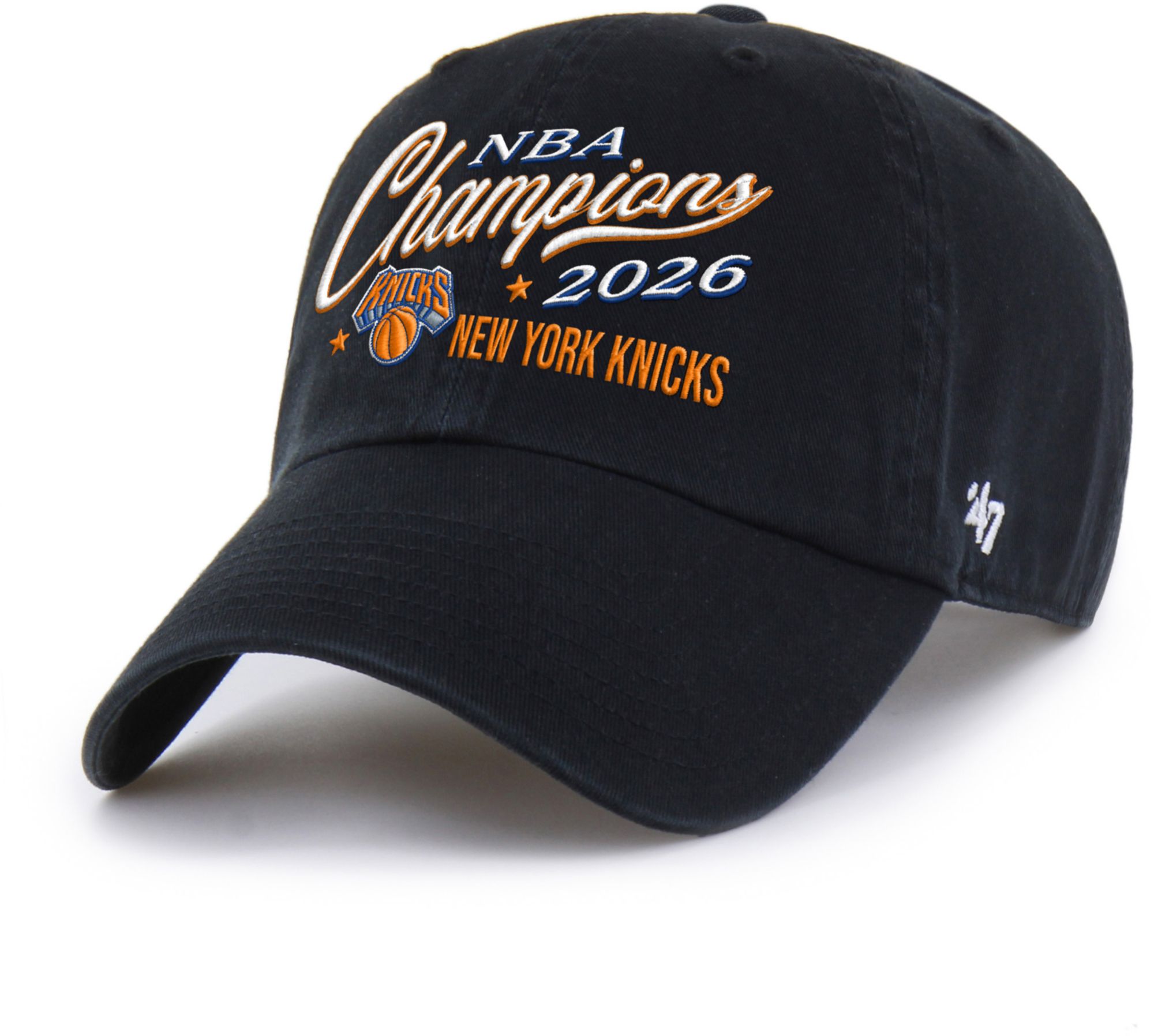 47 Adult 2026 NBA Champions New York Knicks Clean-Up Hat | Dick's