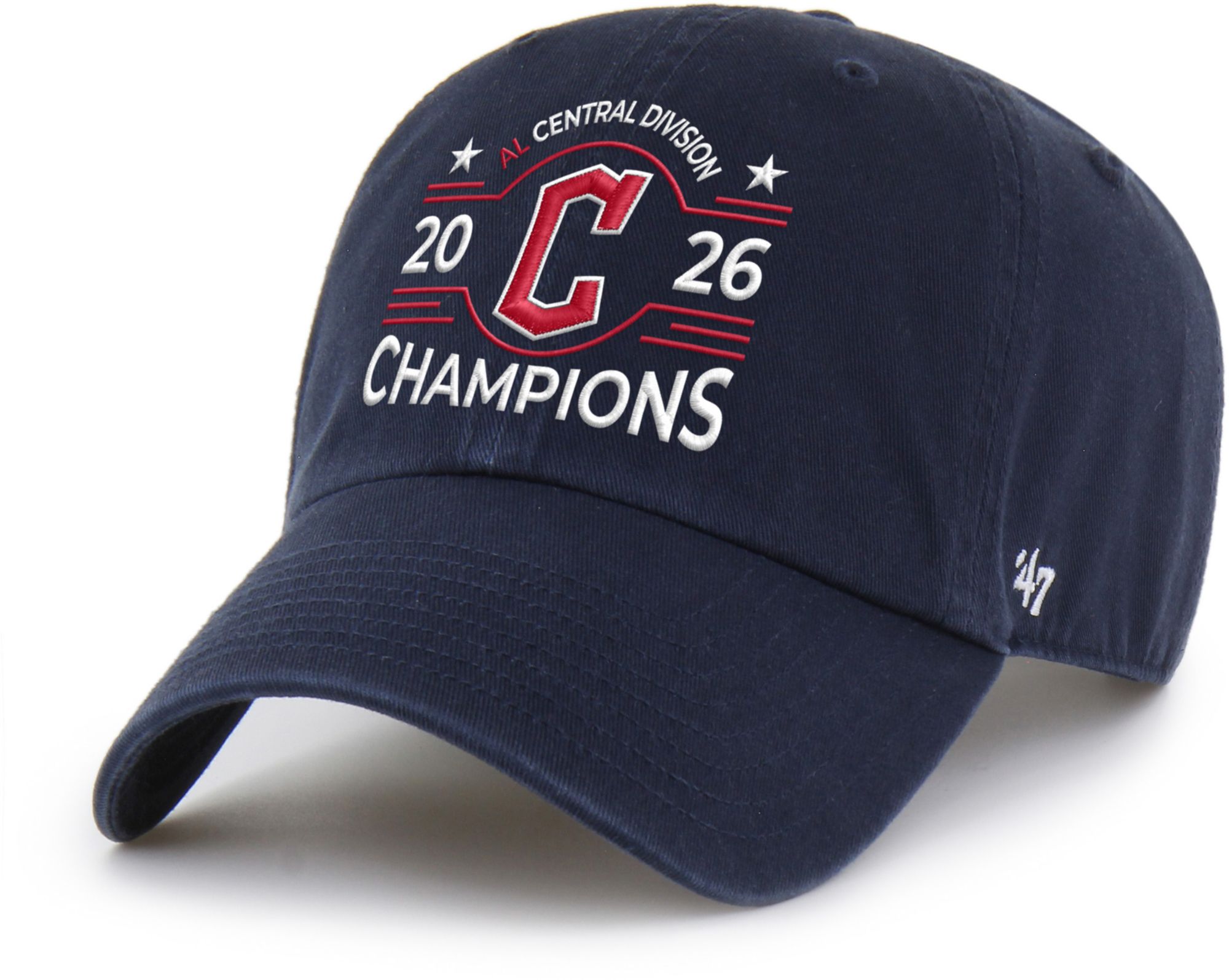 帽子 crest clothing 26ss cap 47 Adult Cleveland Guardians Division Champs 2026 Clean Up