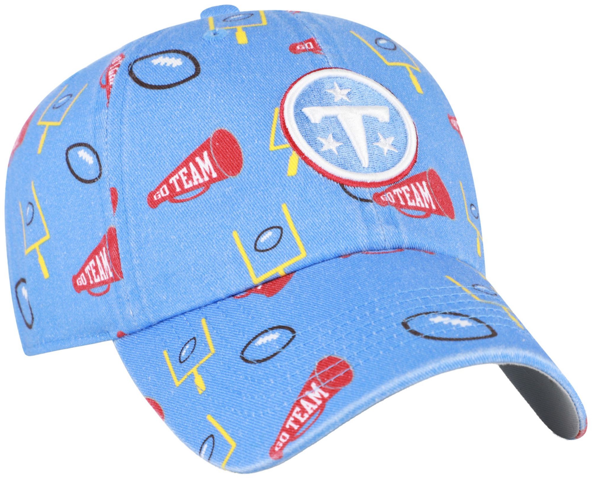 47 Boys' Tennessee Titans Periwinkle Stomp Clean Up Adjustable Hat