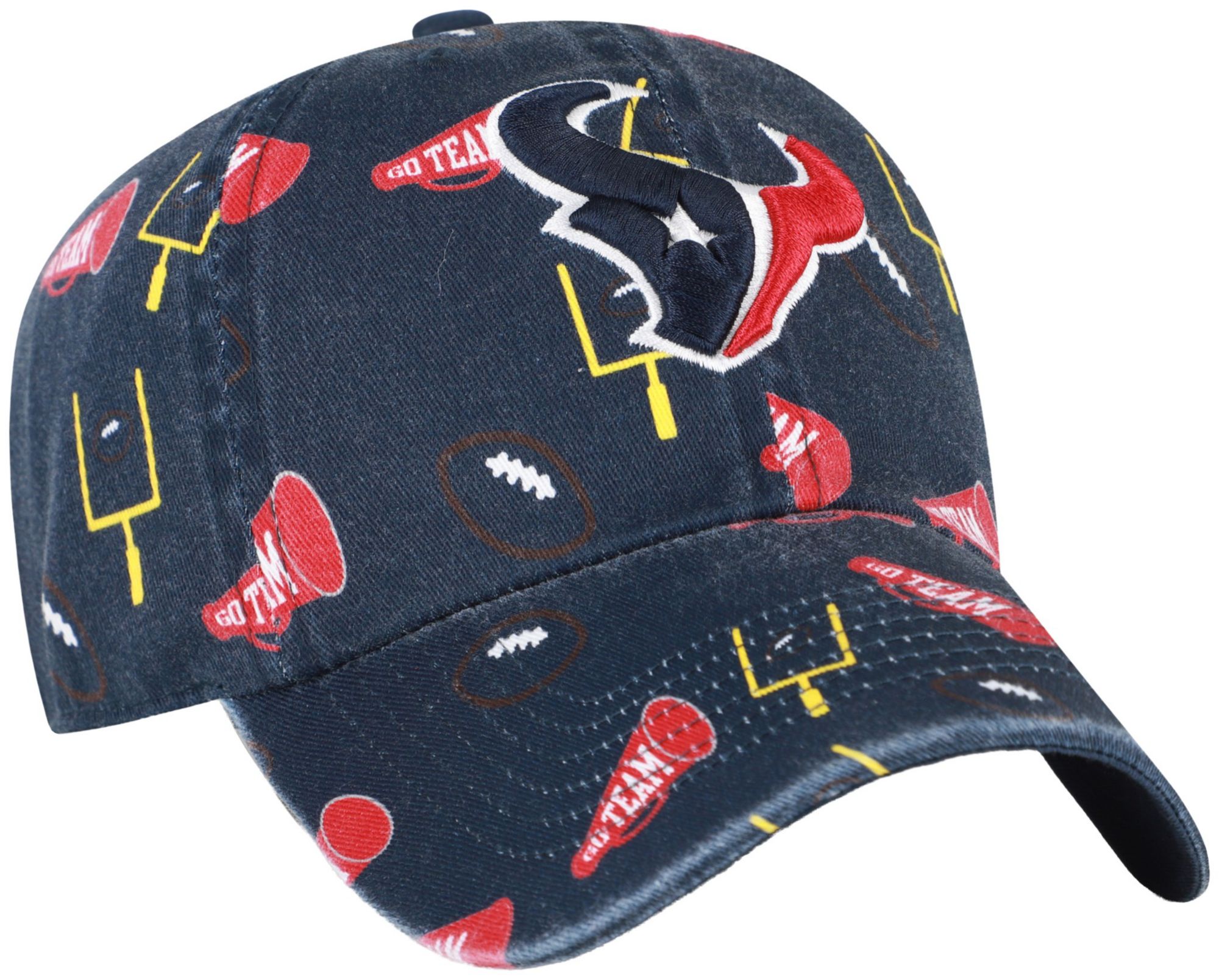47 Boys' Houston Texans Navy Stomp Clean Up Adjustable Hat