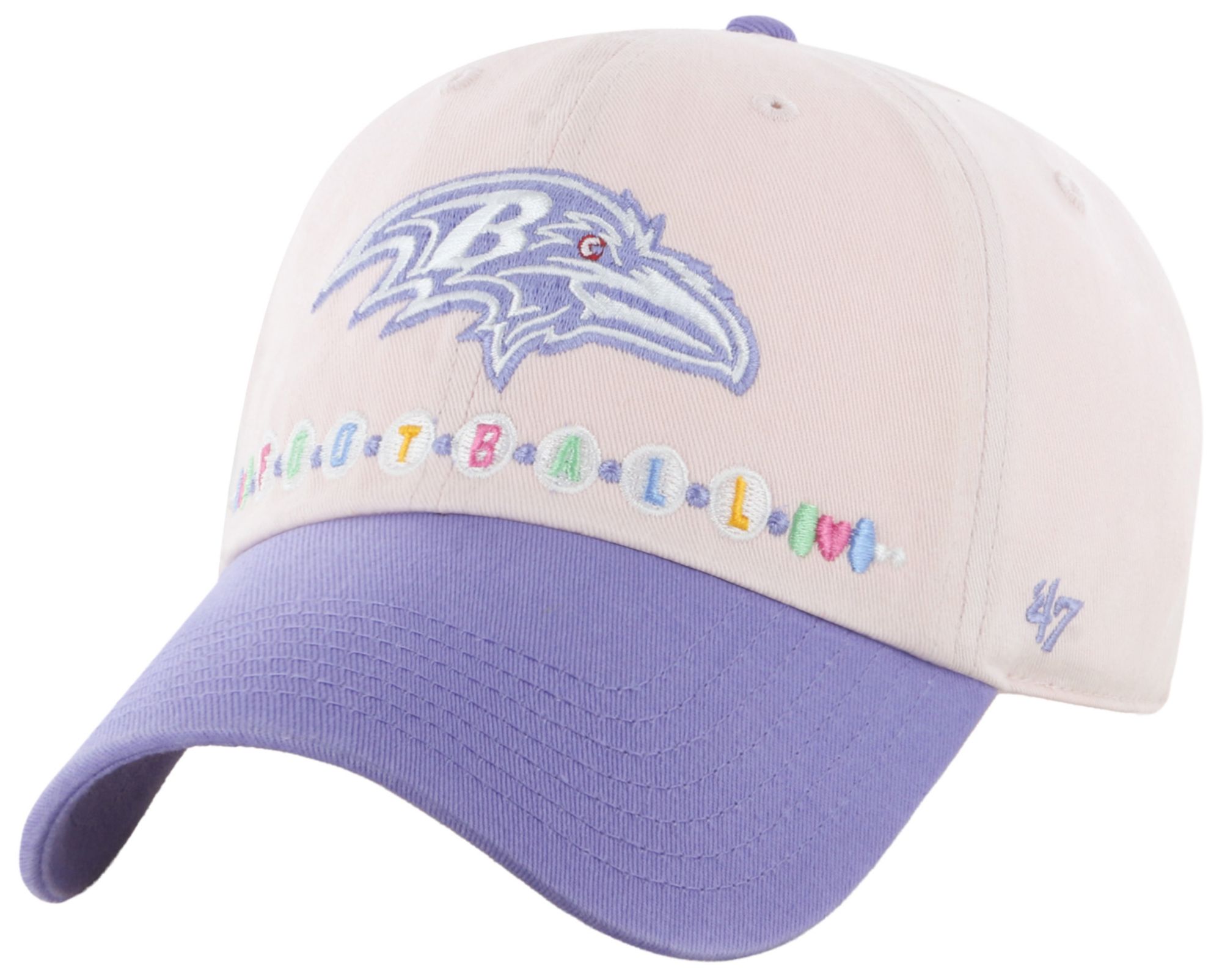 47 Girls' Baltimore Ravens Digital Pink Friendship Clean Up