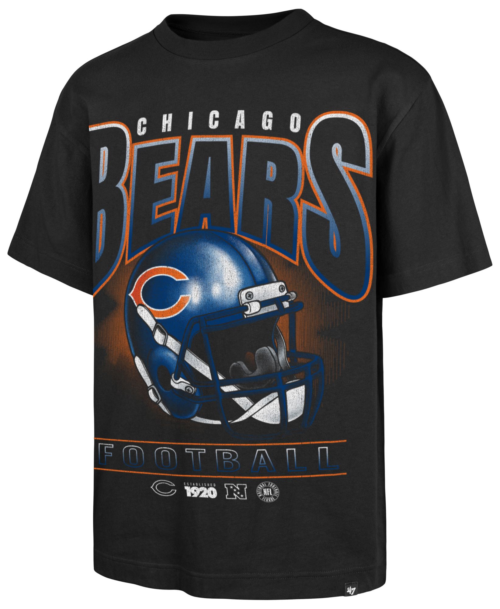 chicago bears football helmet with black background 3D Ornament Blue, Blue, Size NA This Trends International NFL Chicago Bears Who made it to the