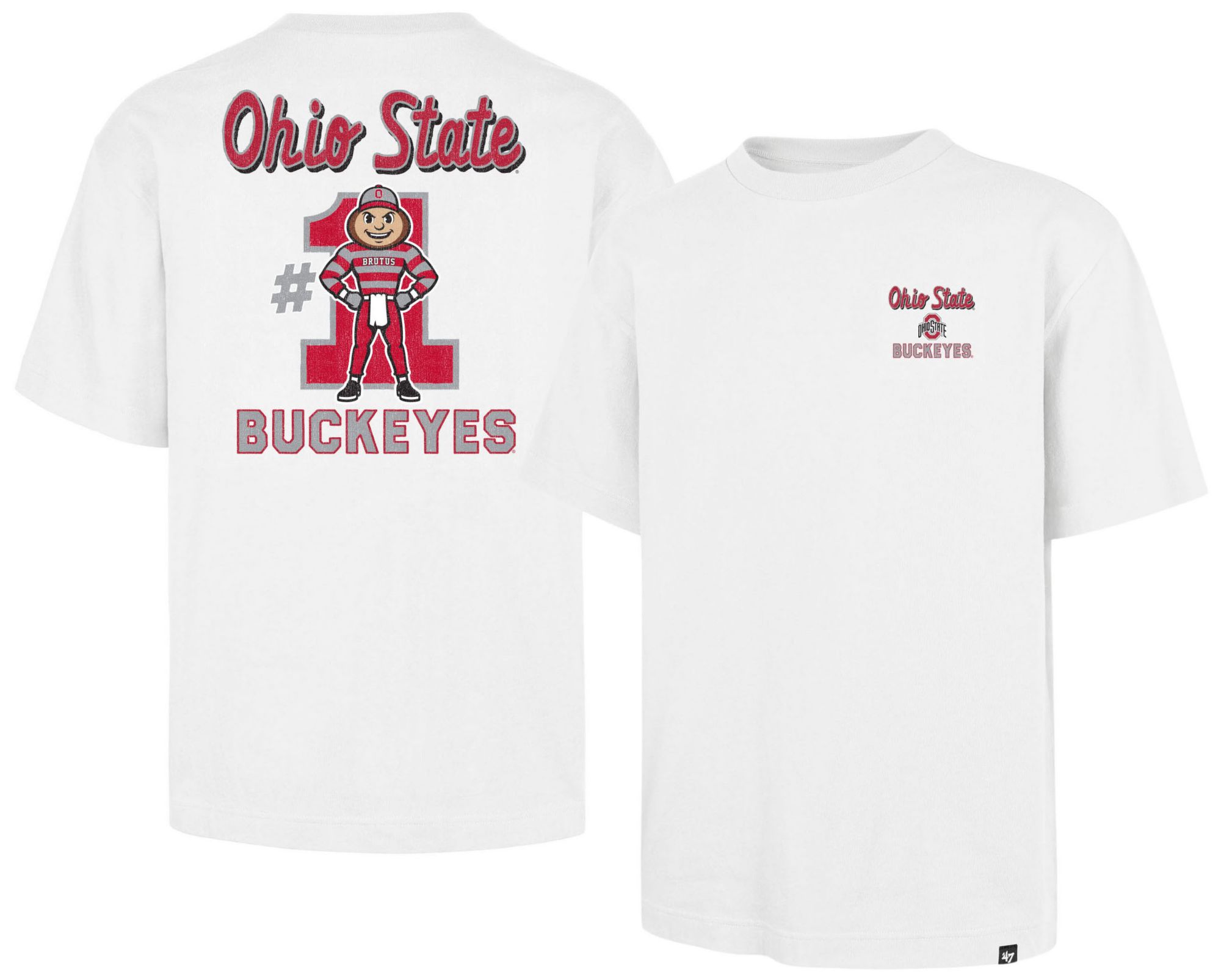 47 Men's Ohio State Buckeyes White Big and Tall T-Shirt | Dick's
