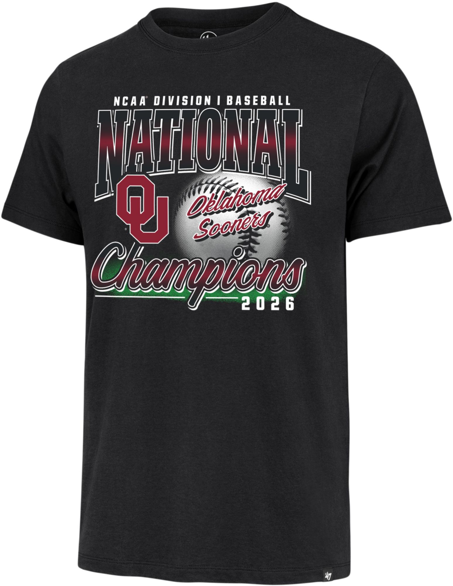 47 Adult 2026 College World Series Baseball Champions Oklahoma