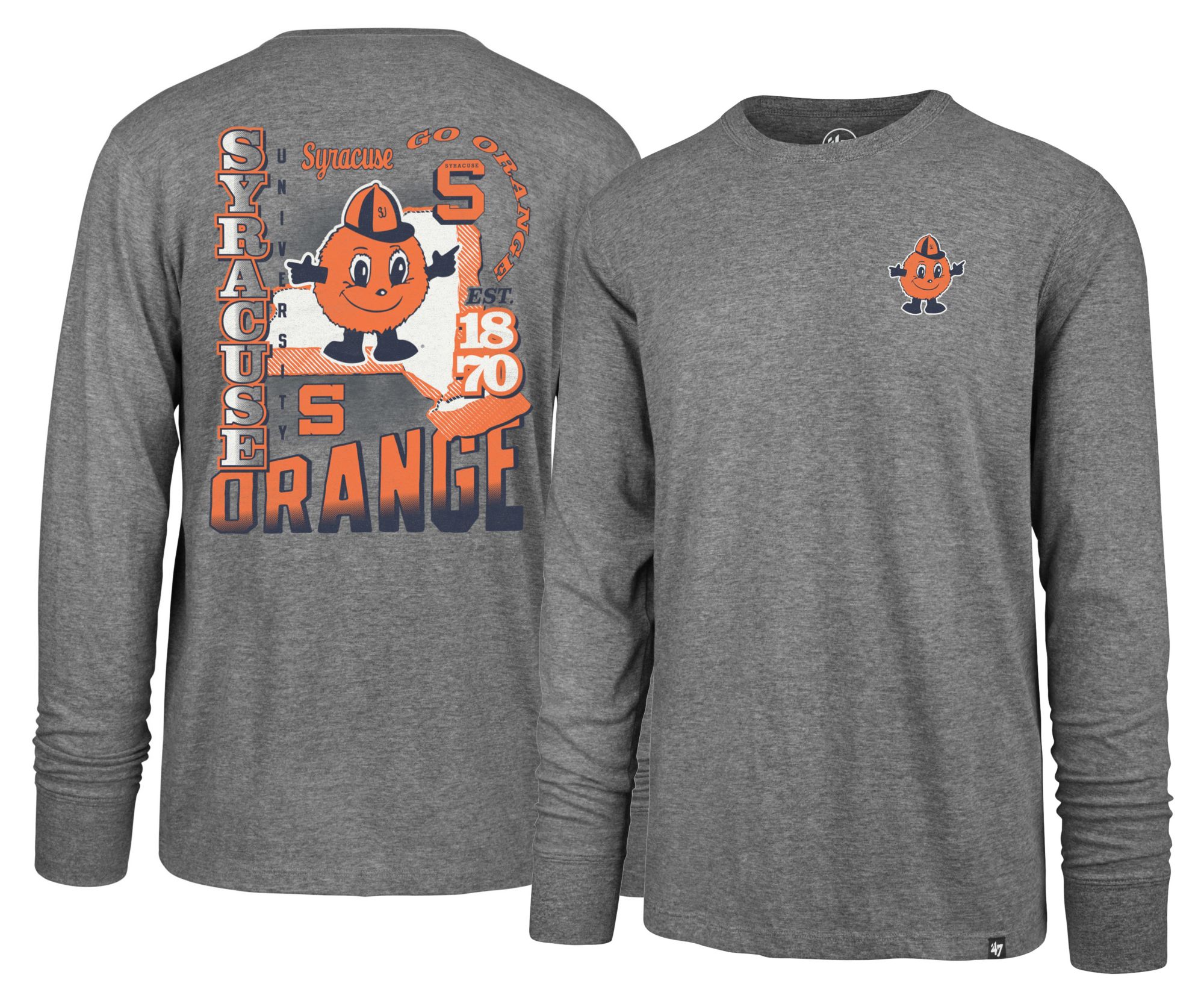 47 Men's Syracuse Slate Grey Signing Day Long Sleeve Shirt