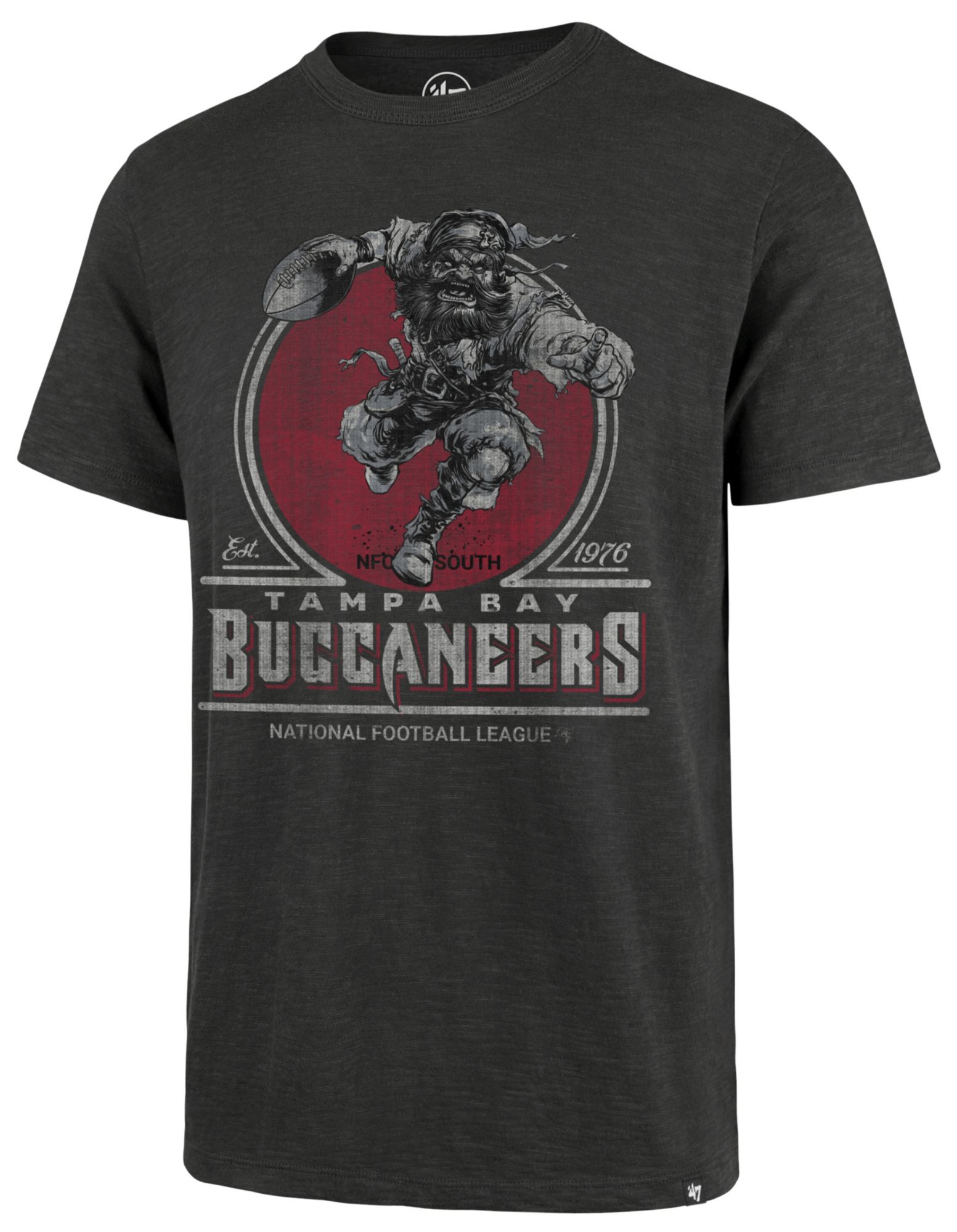 47 Men's Tampa Bay Buccaneers Charcoal Mascot Scrum T-Shirt