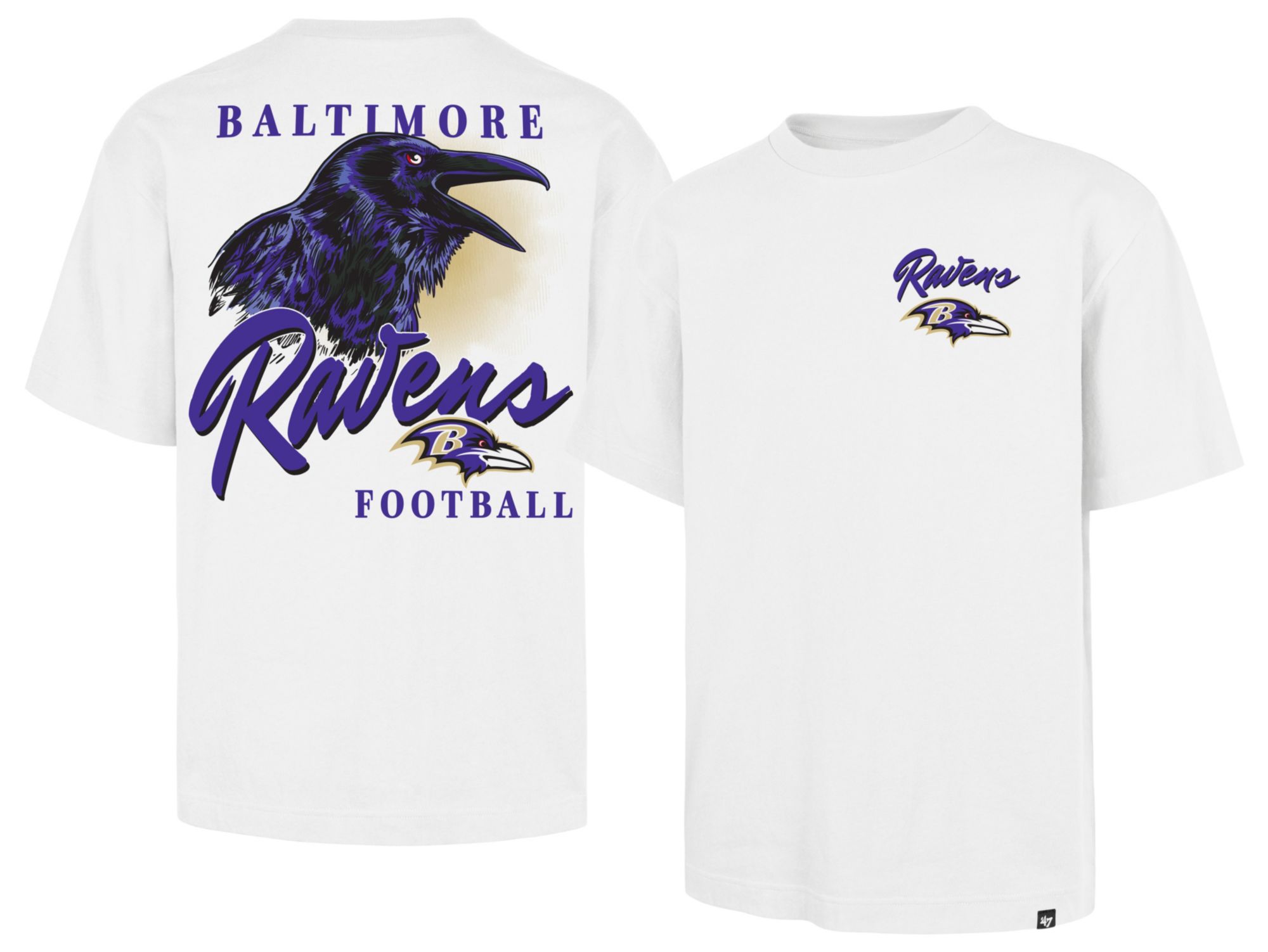 47 Men's Baltimore Ravens Backer Foundation T-Shirt | Dick's