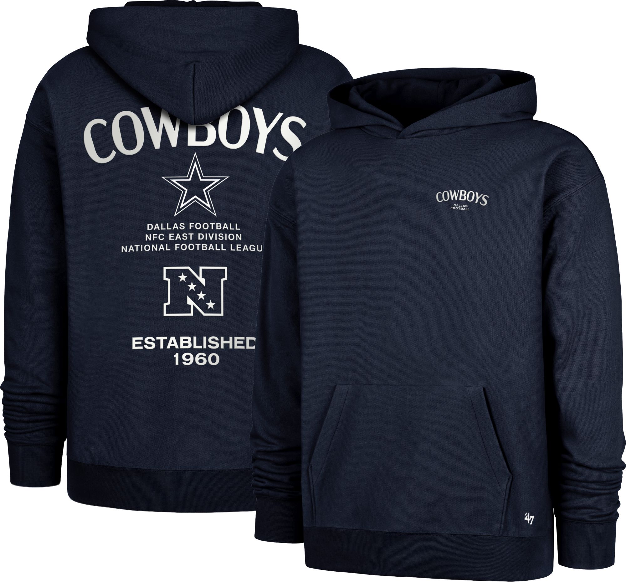 47 Men's Dallas Cowboys Foundation Hoodie | Dick's Sporting Goods