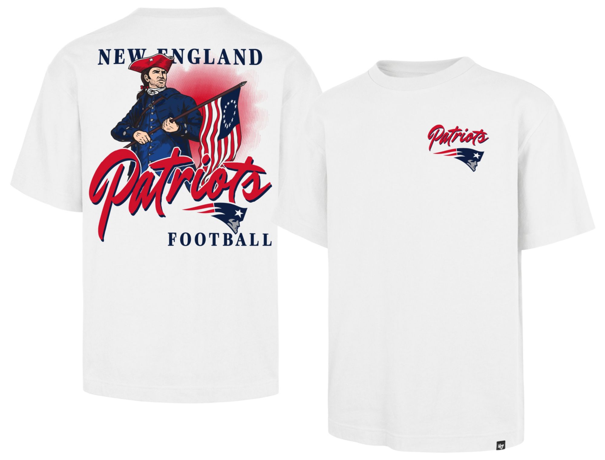 47 Adult New England Patriots Backer Foundation T-Shirt | Dick's