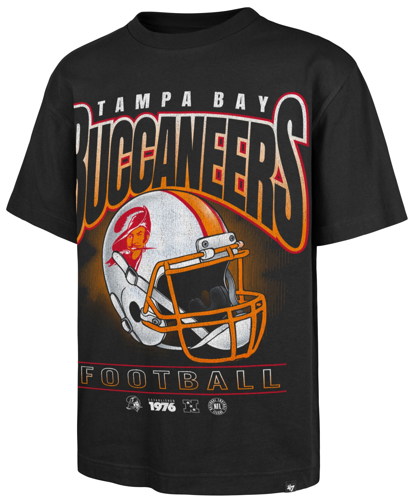 47 Men's Tampa Bay Buccaneers Black Helmet T-Shirt | Dick's
