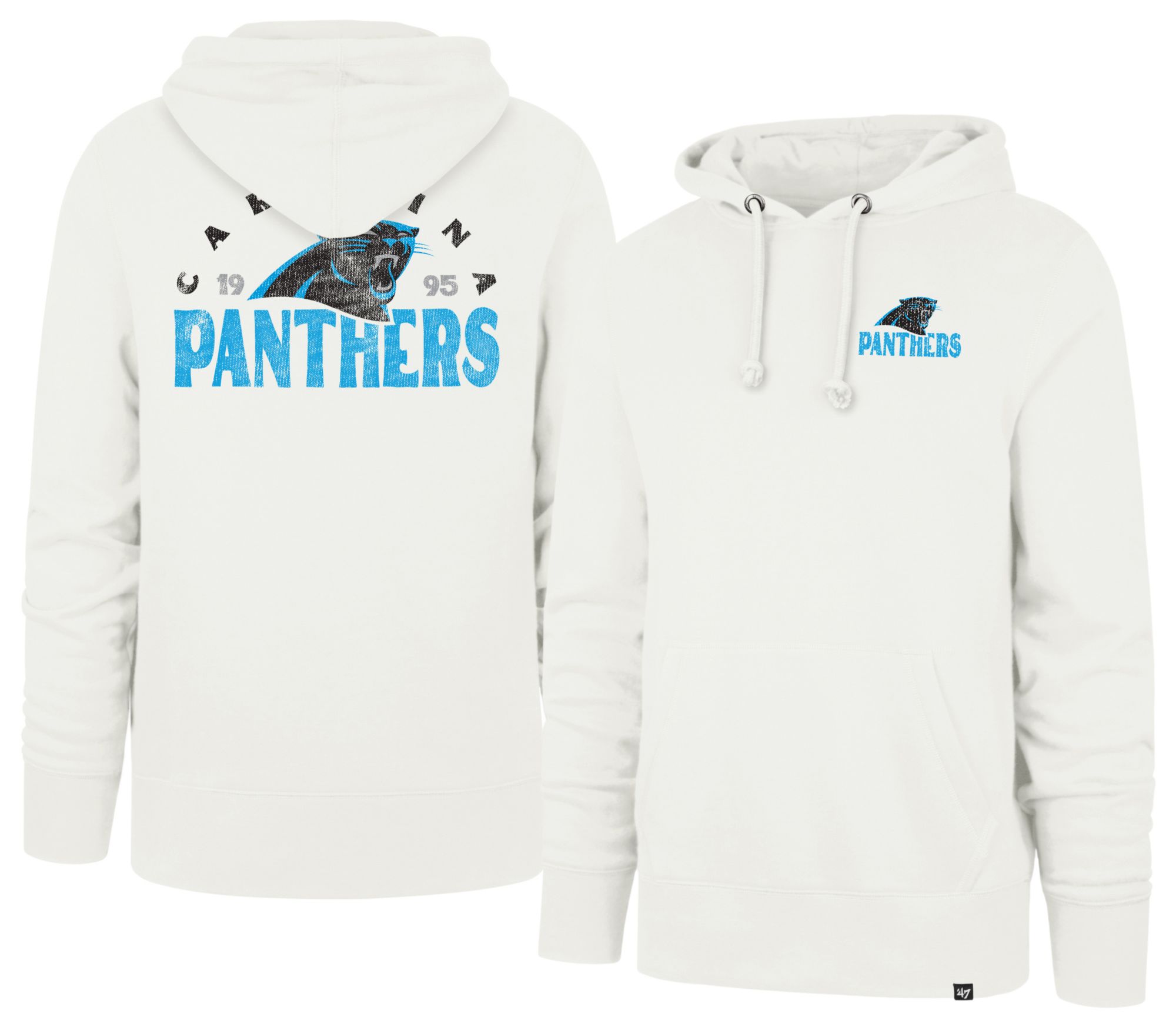 47 Men's Carolina Panthers Sandstone Arcitext Headline Fleece