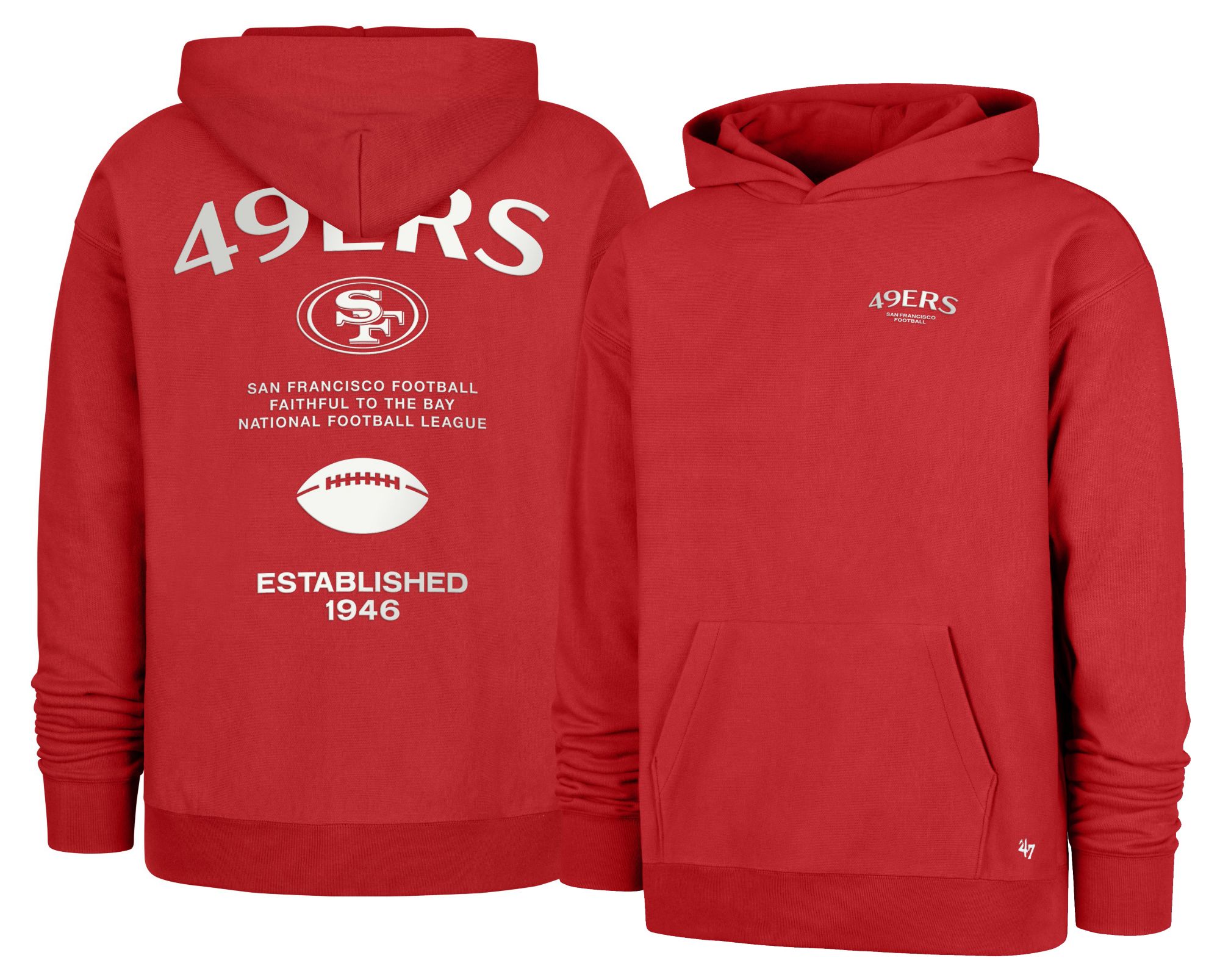 47 Men's San Francisco 49ers Arcitext Headline Hoodie | Dick's