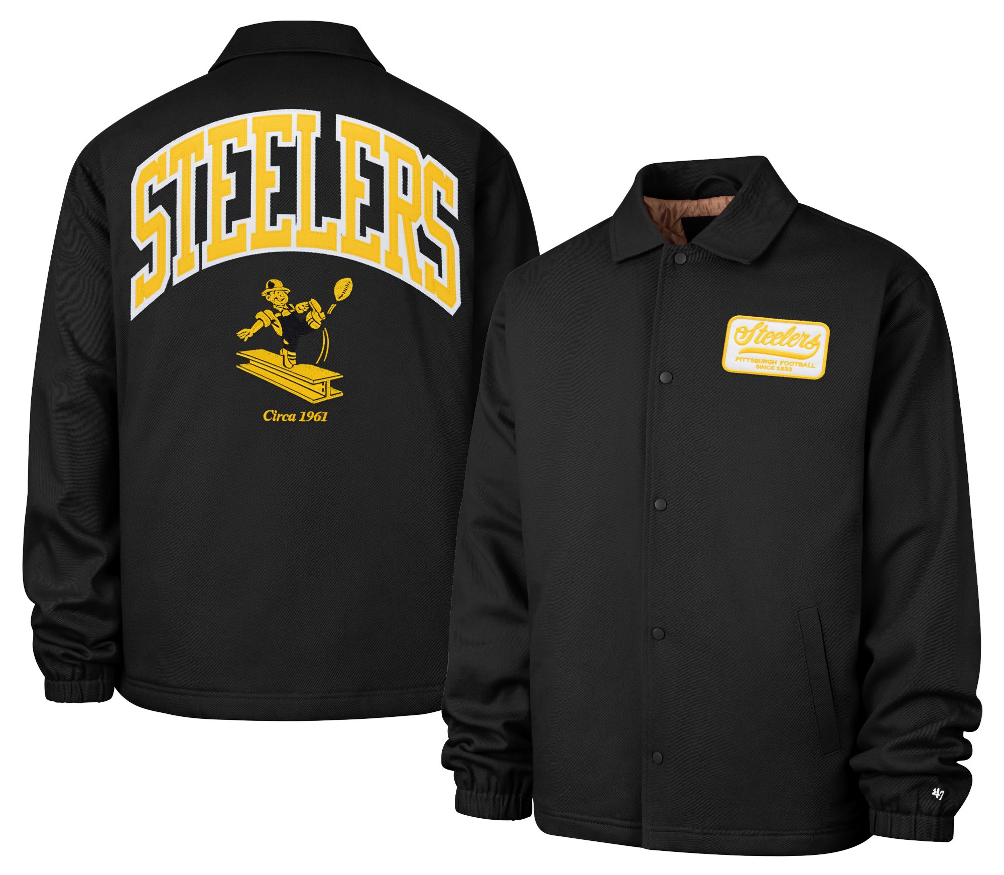 PITTSBURGH STEELERS ツローバック/アメフット/シャツ 47 Men's Pittsburgh Steelers Retread Coaches Jacket | Dick's
