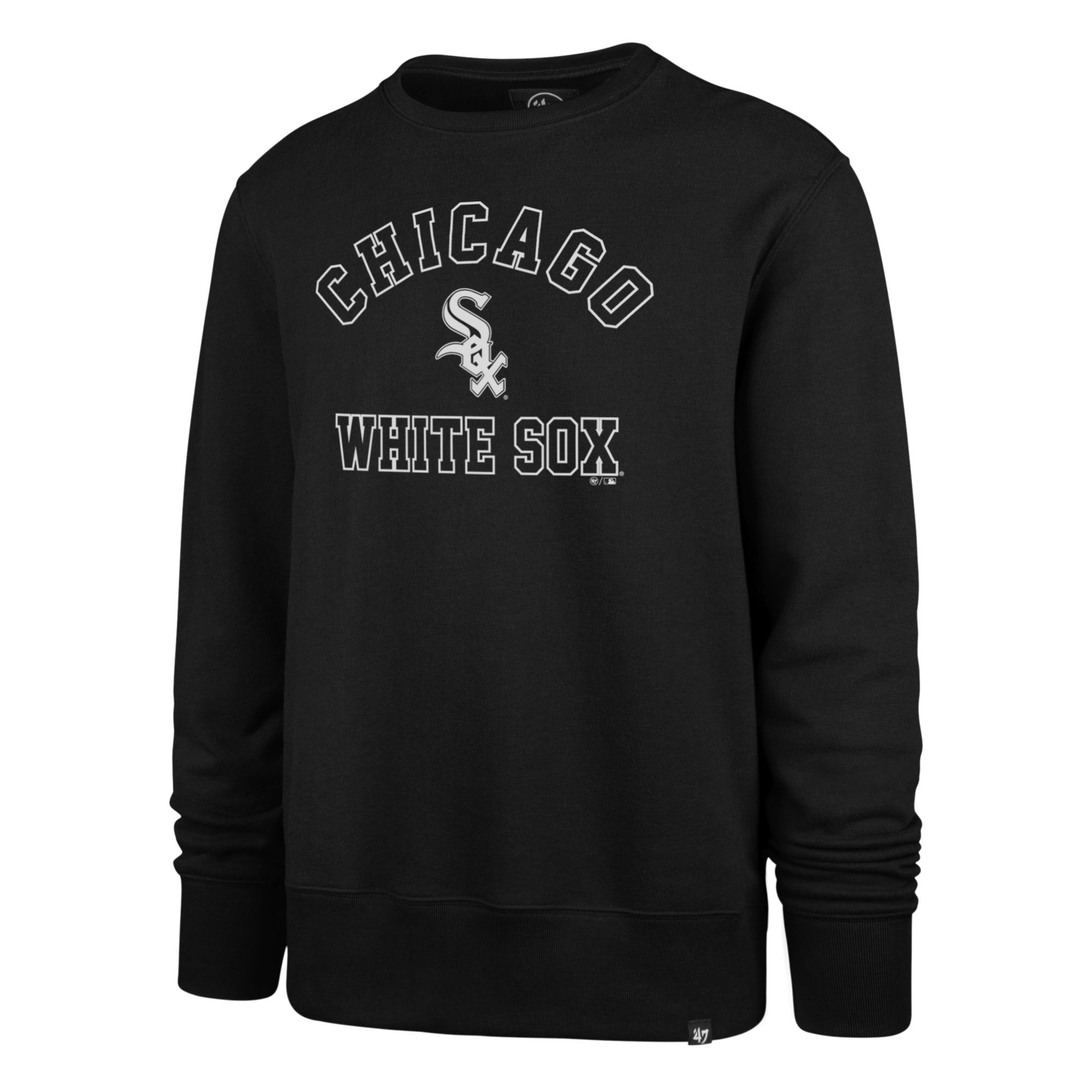 47 Men's Chicago White Sox Headline Arch Crewneck Sweatshirt