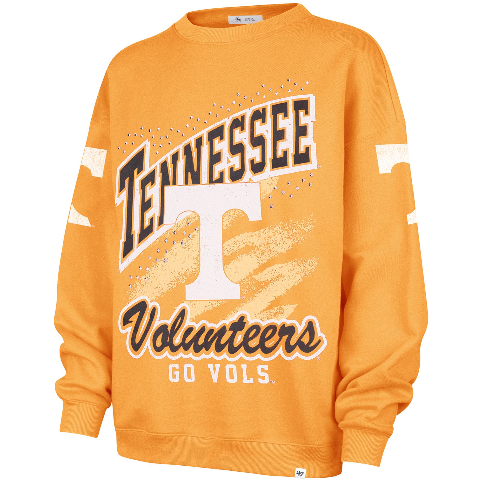 47 Women's Tennessee Volunteers Orange Gemstone Crewneck