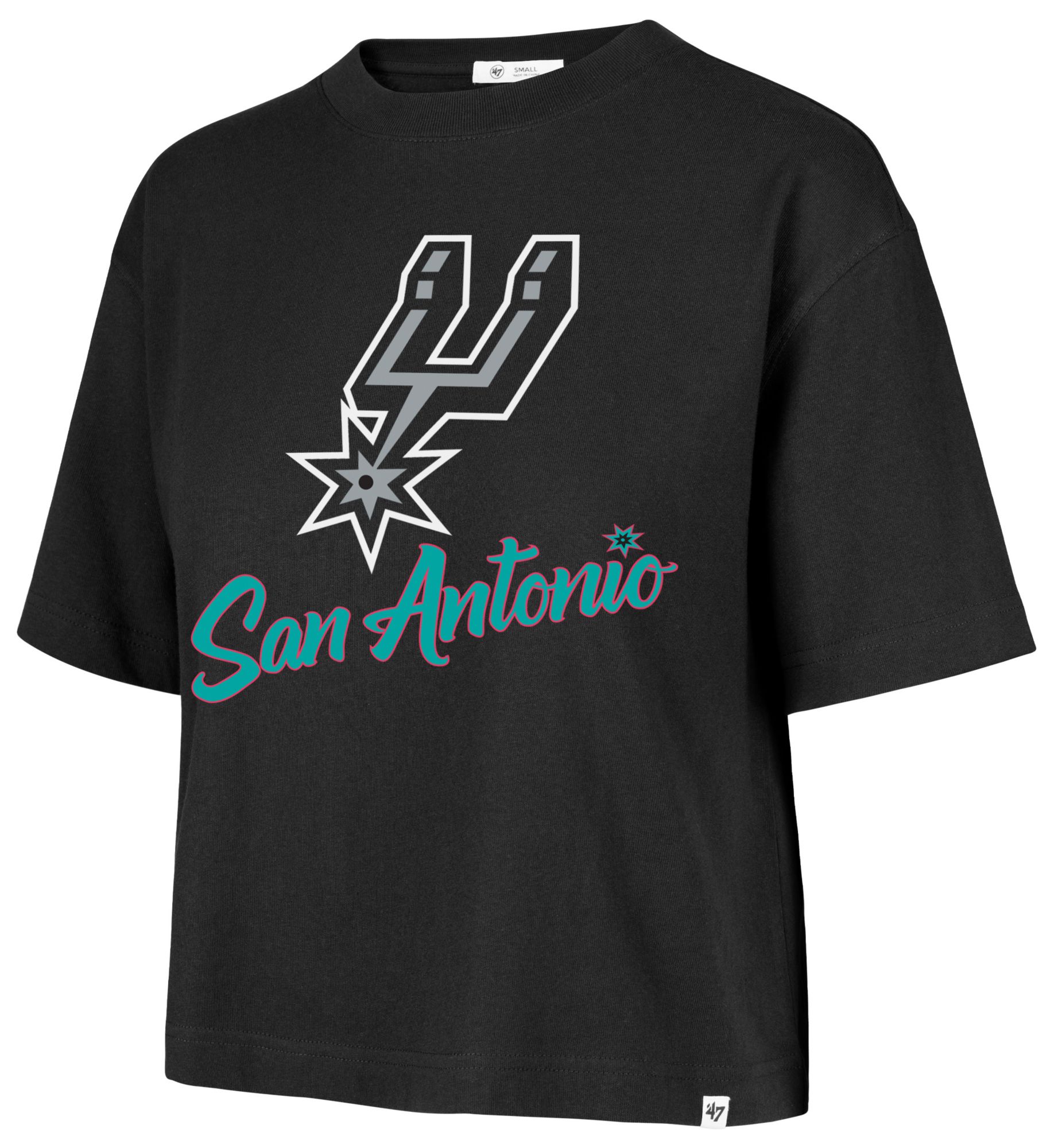 47 Women's San Antonio Spurs Black Regional Reed City T-Shirt