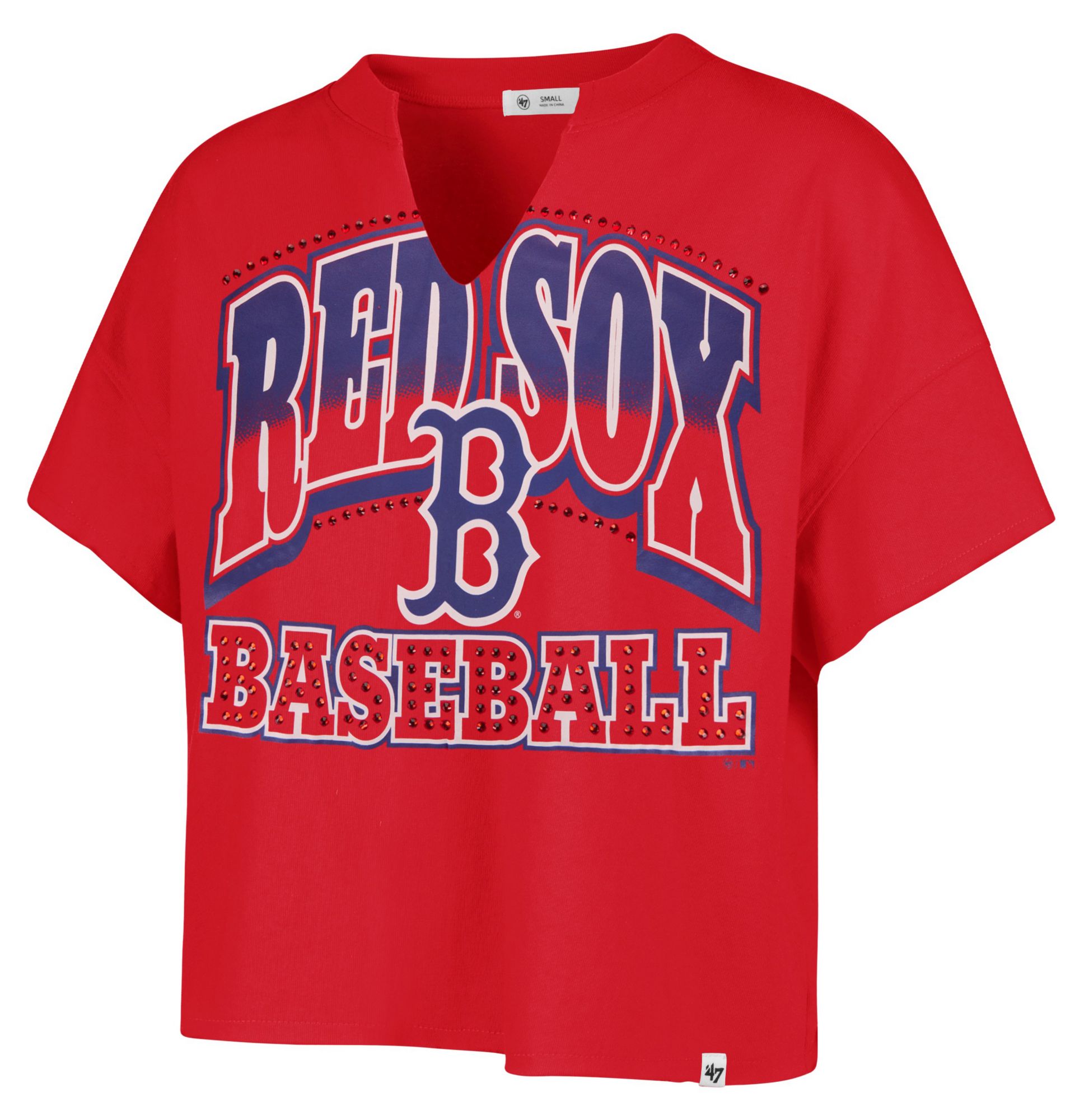 47 Women's Boston Red Sox Win Big Cropped T-Shirt | Dick's