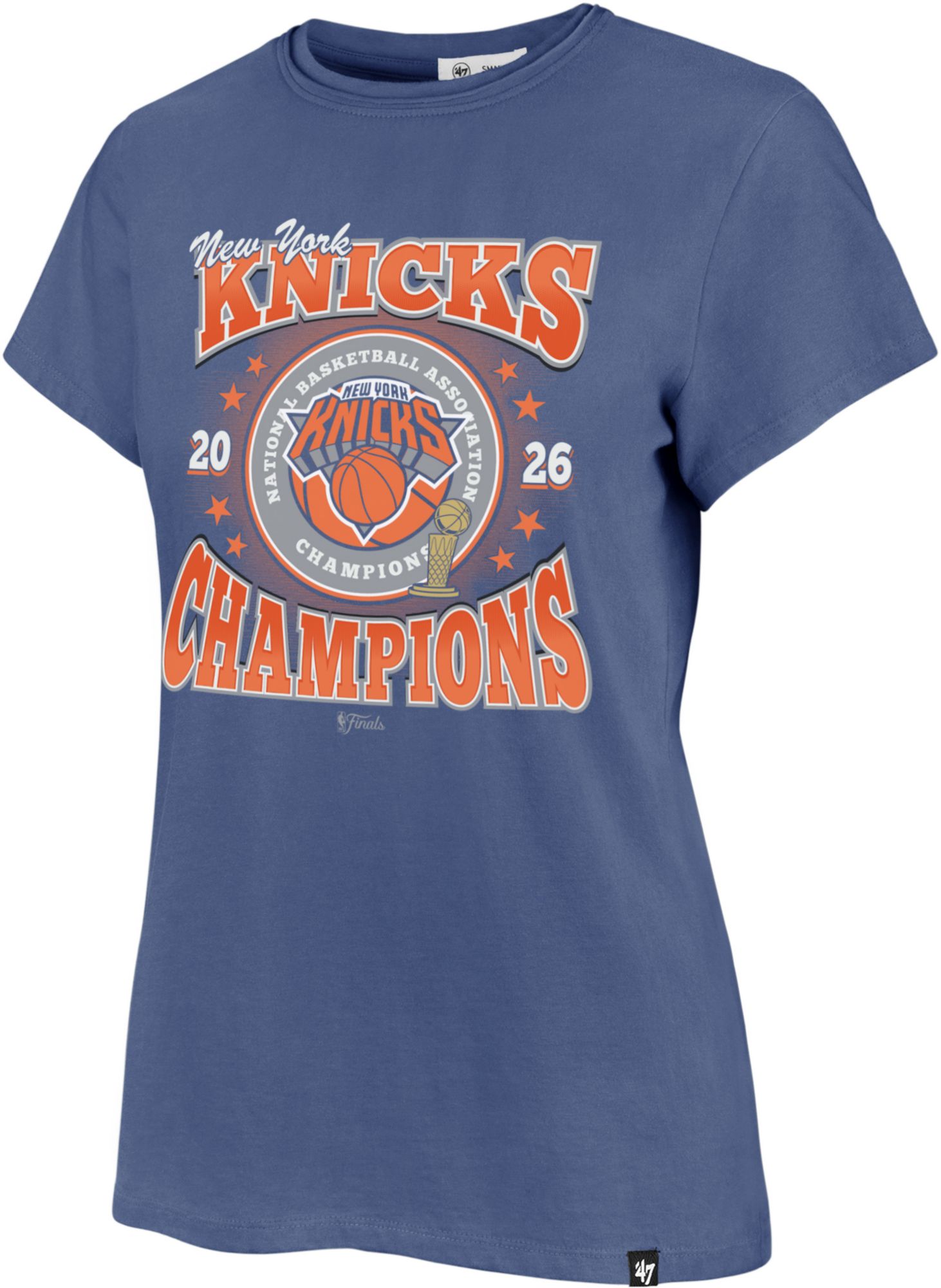 47 Adult 2026 NBA Champions New York Knicks Franklin T-Shirt