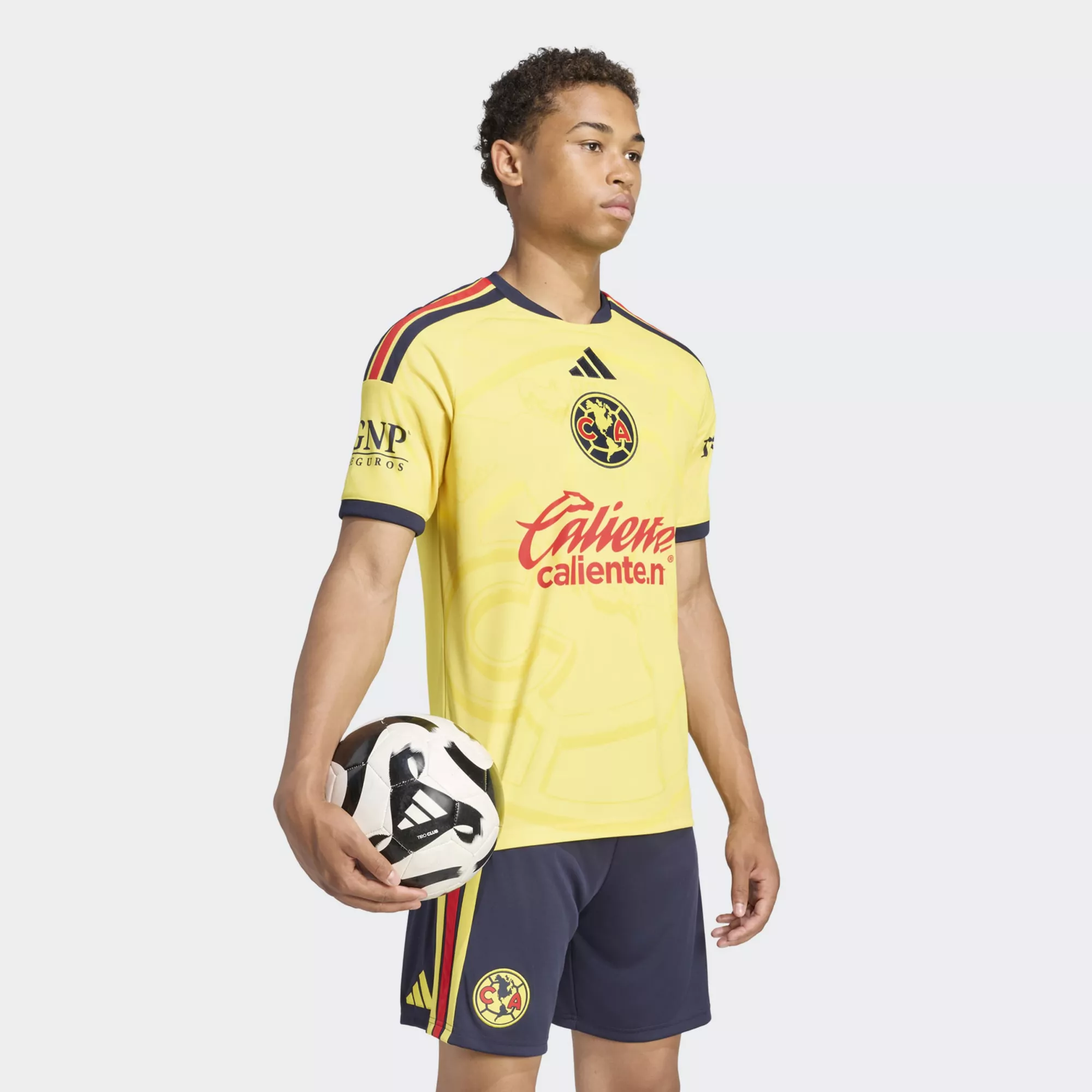 adidas Adult Club America Yellow 2026 Home Replica Jersey