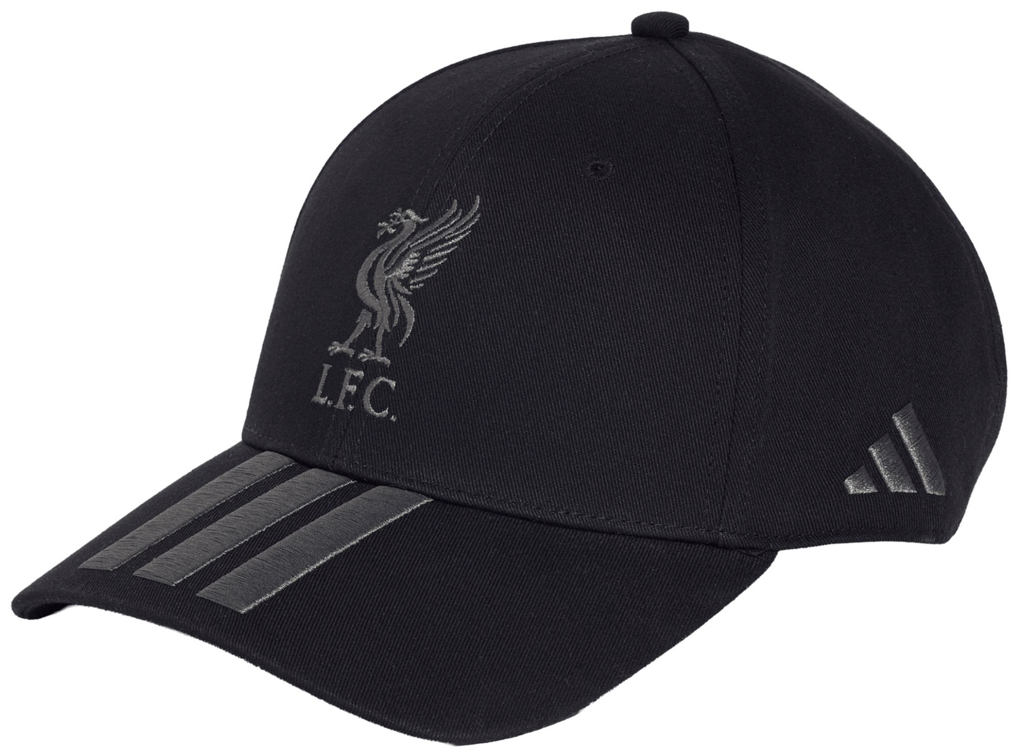 adidas Adult Liverpool 2026 Black Adjustable Baseball Hat | Dick's