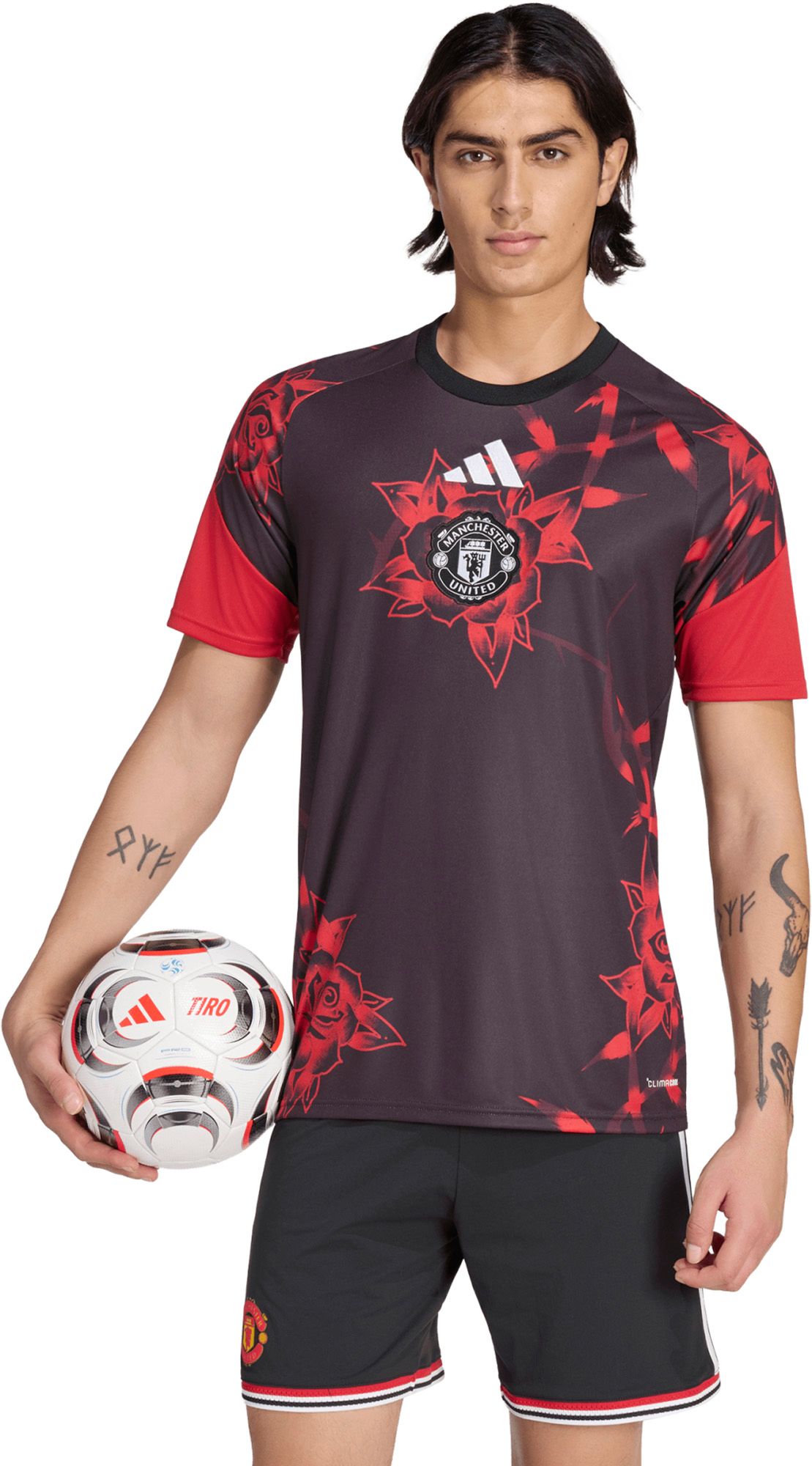 adidas Adult Manchester United Red 2026 Home Prematch Jersey