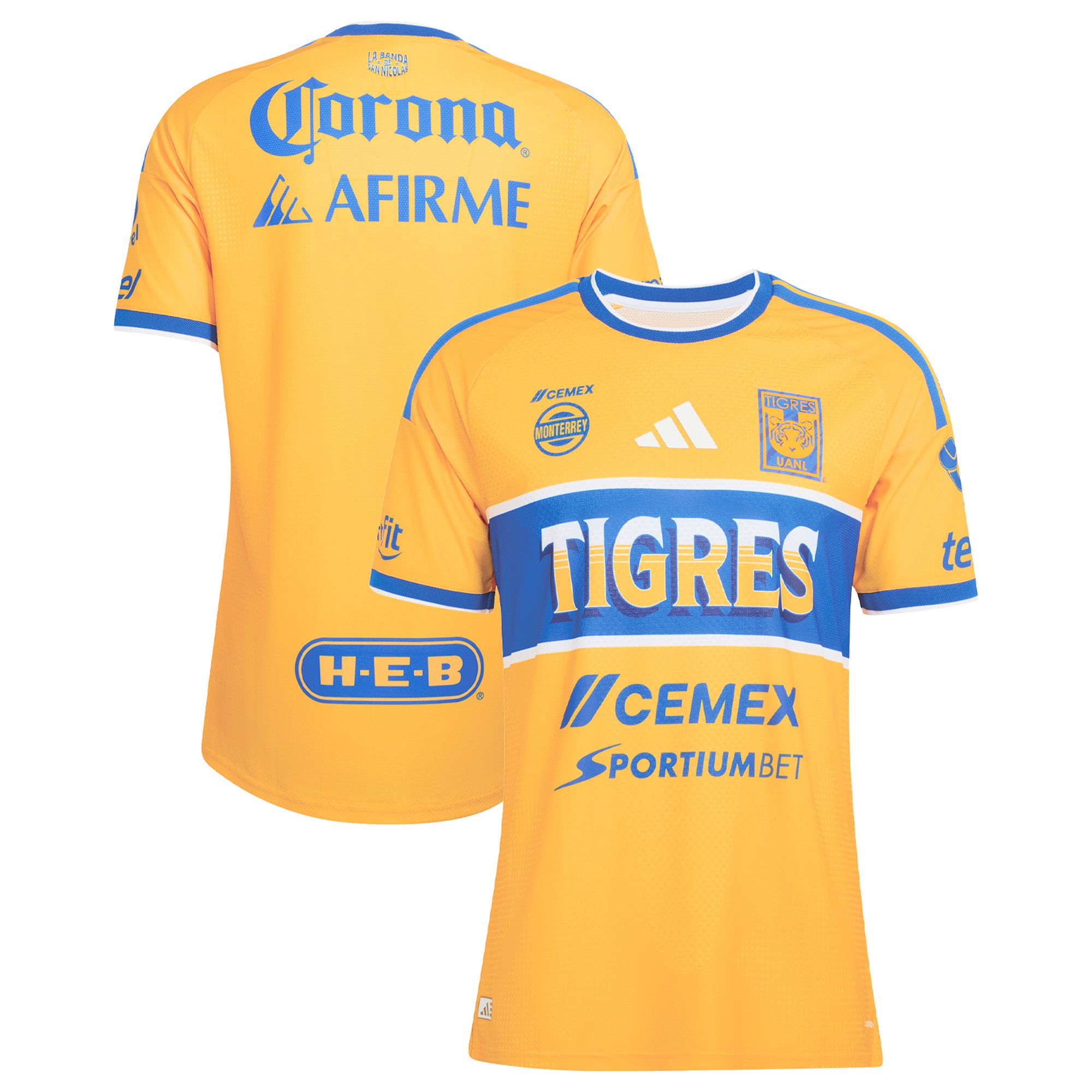 adidas Adult Tigres UANL Gold 2026 Authentic Jersey | Dick's