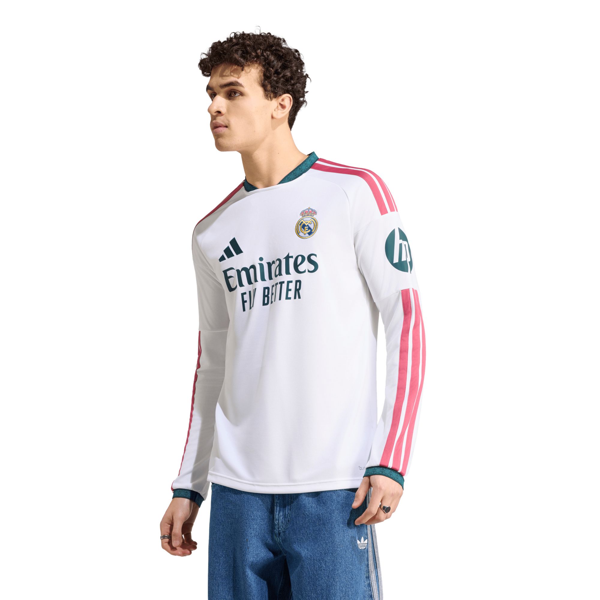 adidas Adult Real Madrid 2026 Home Replica Long Sleeve Jersey