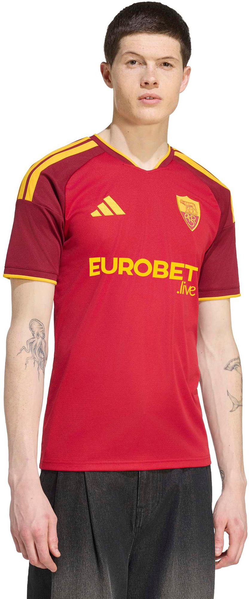 adidas Adult AS Roma 2026 Home Replica Jersey | Dick's Sporting Goods