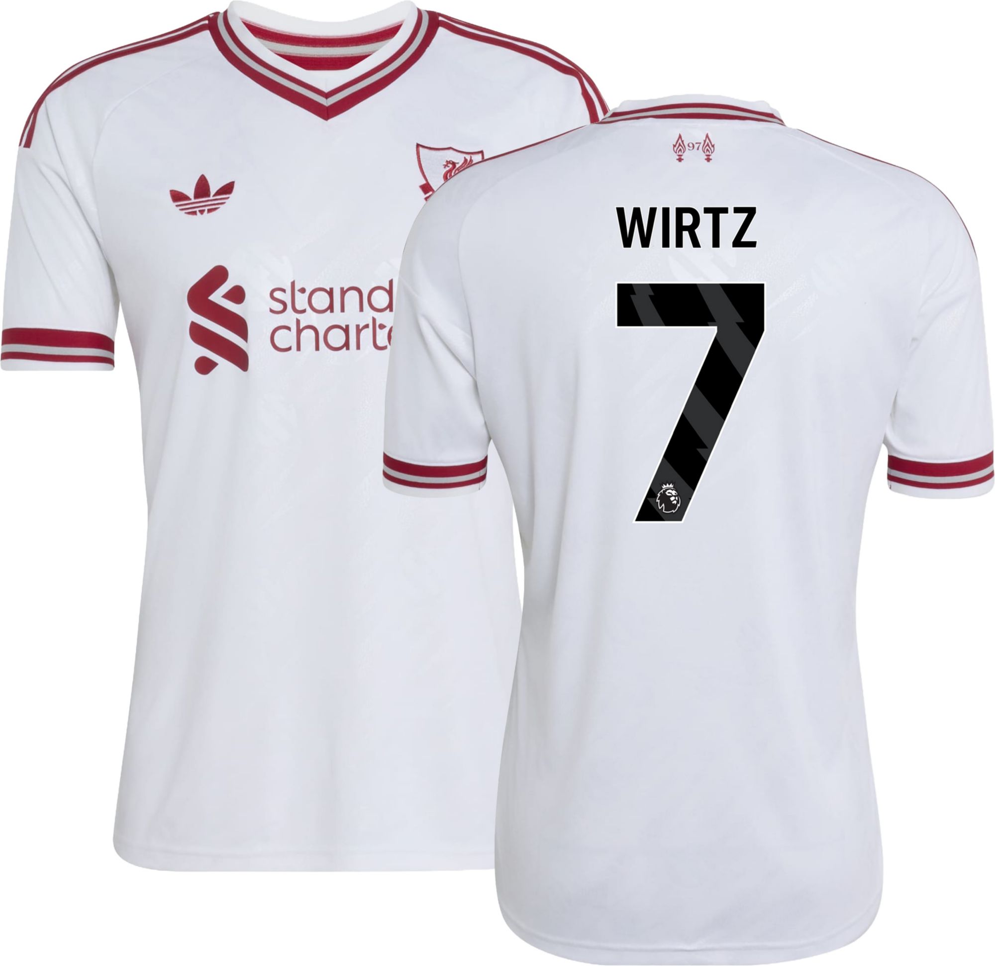 adidas Adult Liverpool Florian Wirtz 2026 Away Replica Jersey