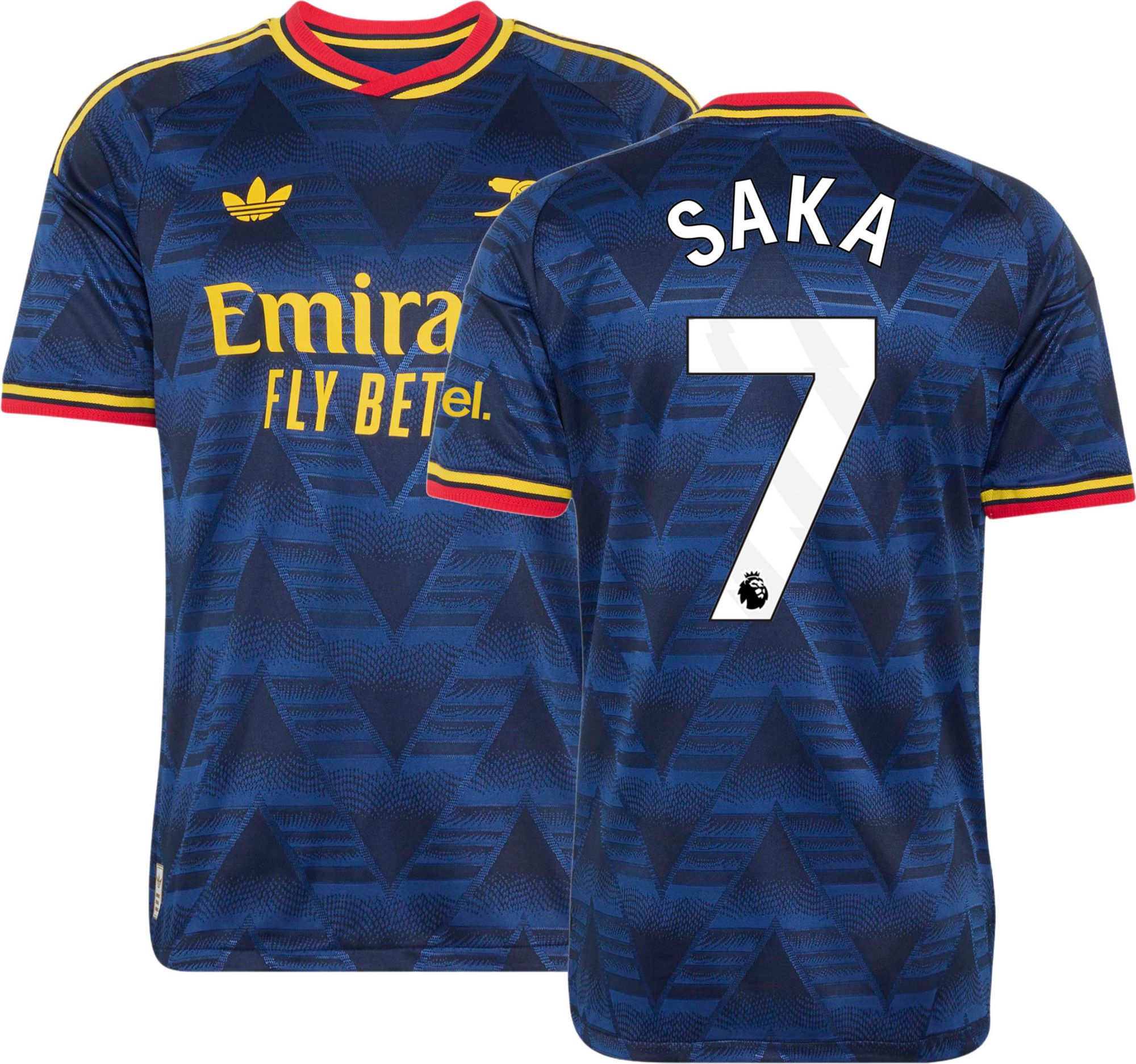adidas Adult Arsenal Bukayo Saka 2025 Away Authentic Jersey