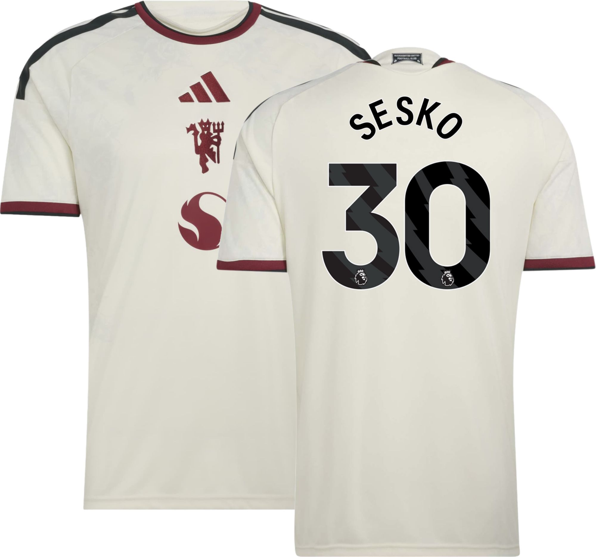 adidas Adult Manchester United Benjamin Sesko 2026 Third Replica