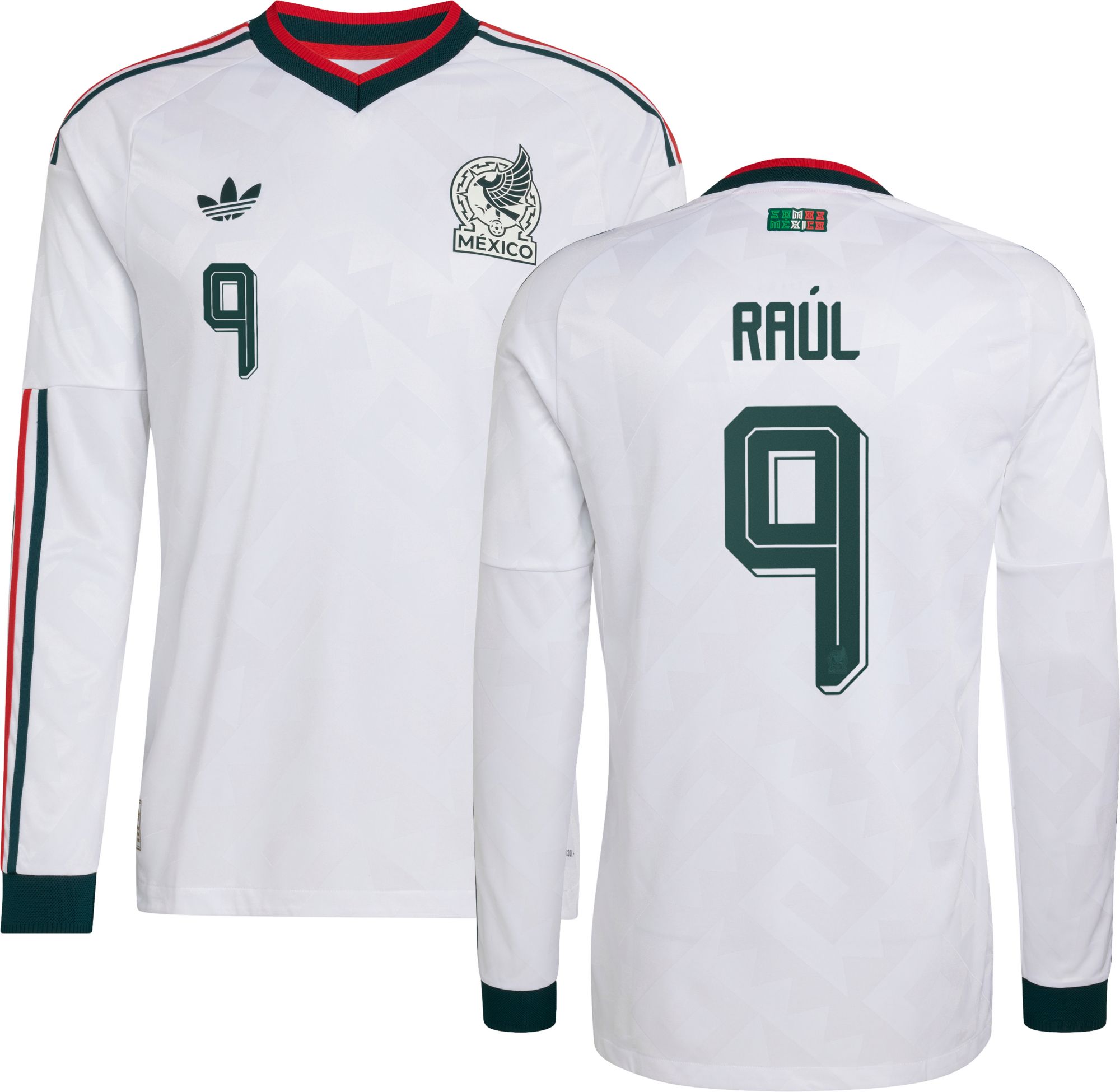 メキシコ代表 2019 アウェイ ユニフォーム #9 RAÚL adidas Adult Mexico Raul Jimenez #9 Away Long Sleeve Authentic