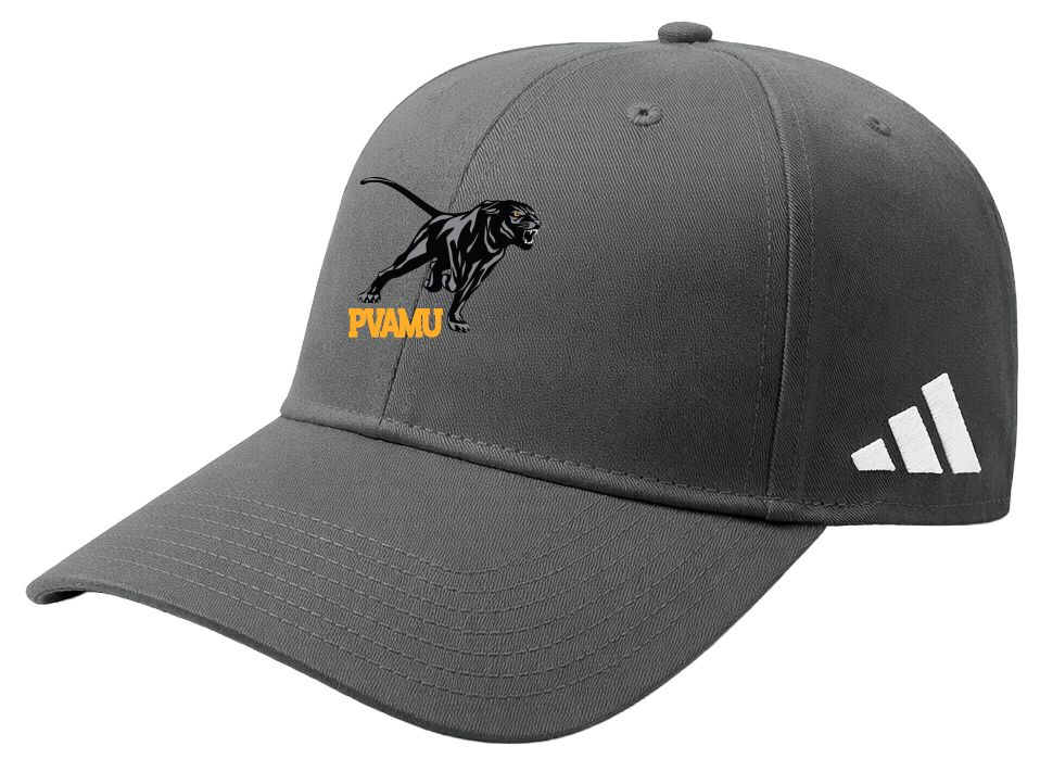 adidas Adult Prairie View A&M Panthers Grey Washed Slouch