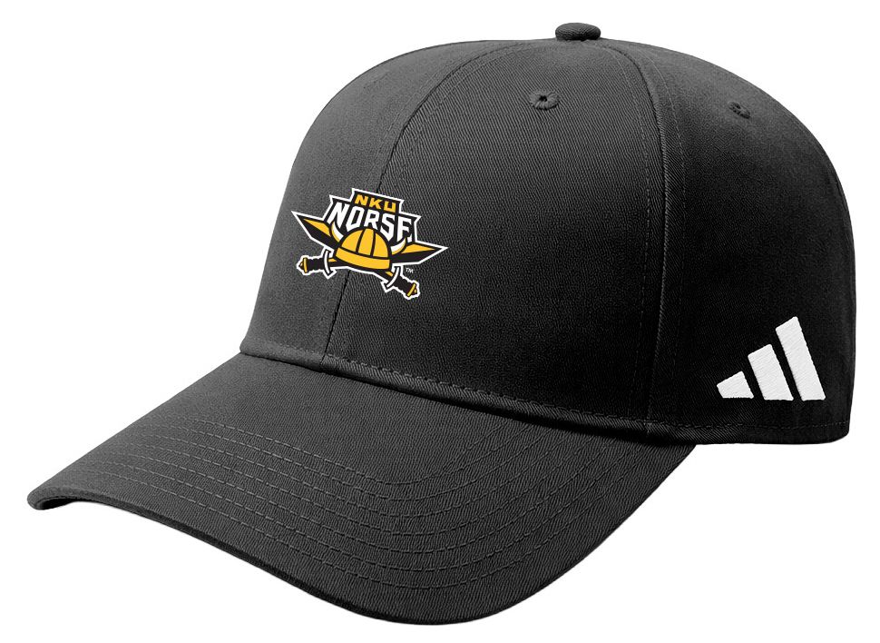 adidas Adult Northern Kentucky Norse Black Washed Slouch