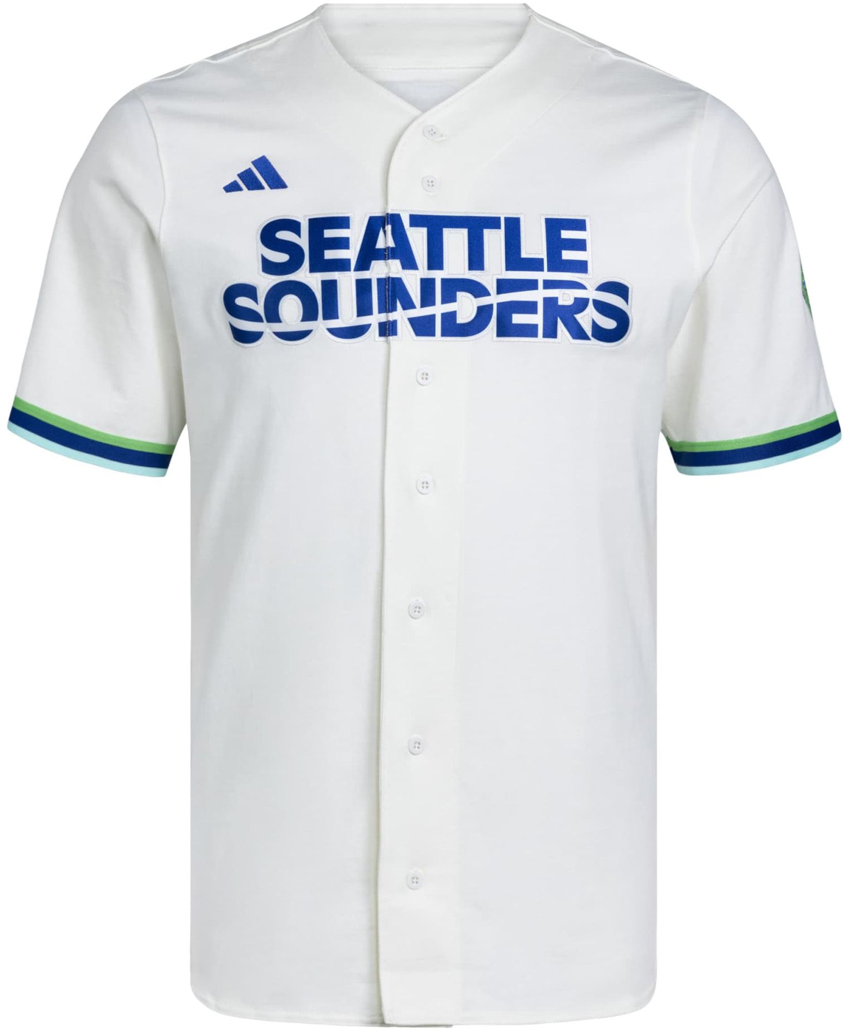 adidas Adult Seattle Sounders 2026 U.S. Sports Baseball Jersey