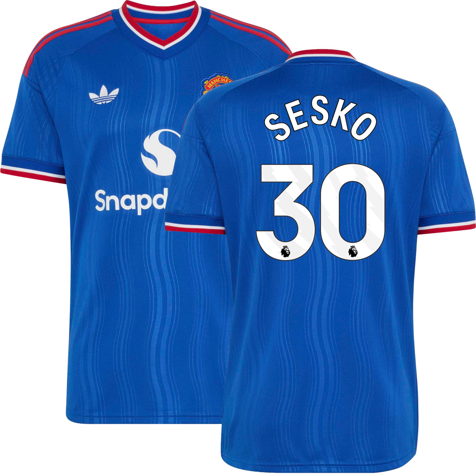 adidas Adult Manchester United Benjamin Sesko 2026 Away Replica