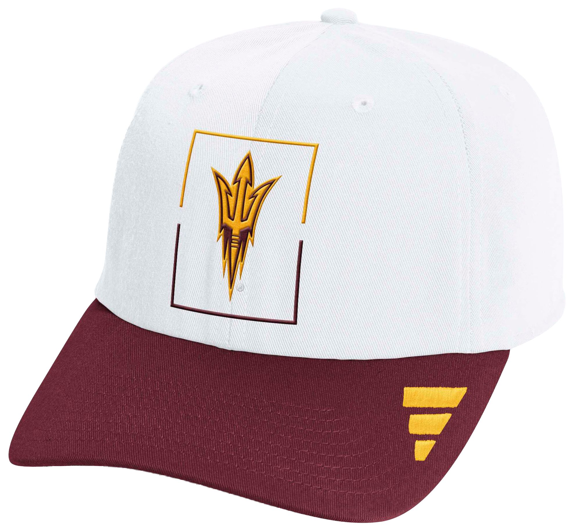 adidas Adult Arizona State Sun Devils White Locker Room Slouch