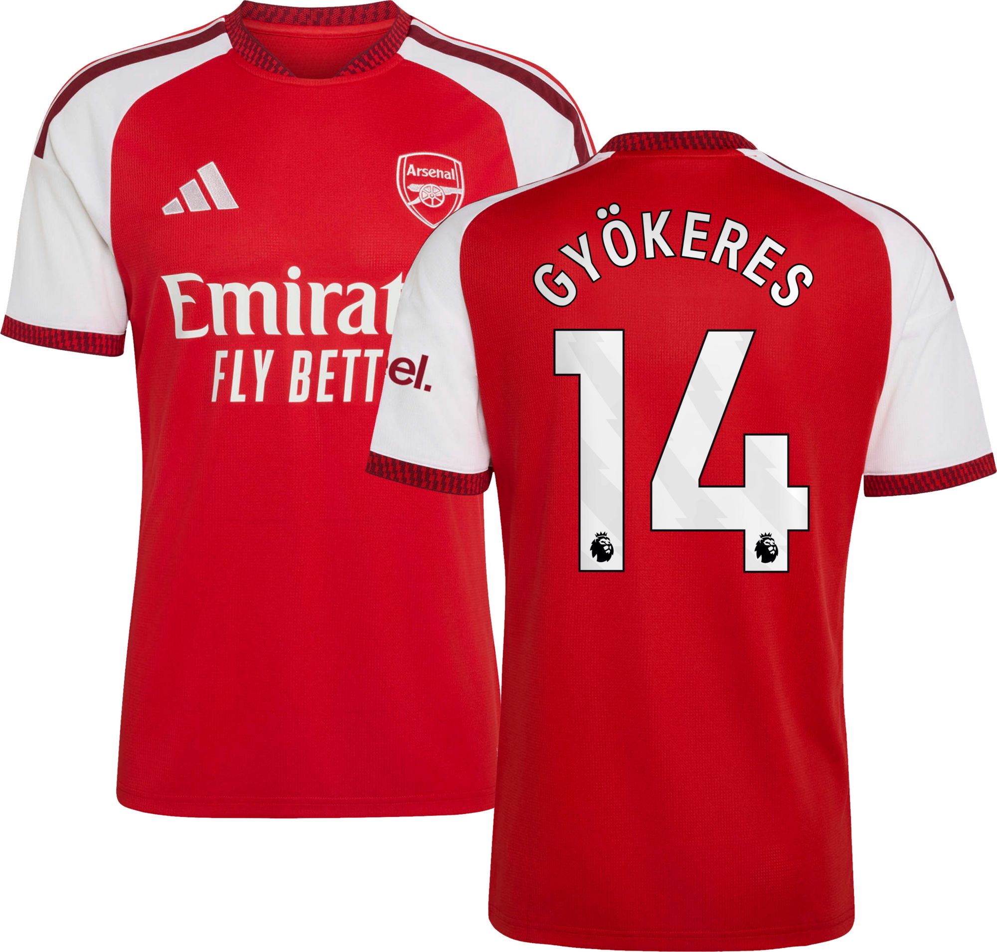adidas Adult Arsenal Viktor Gyokeres #14 2026 Home Replica Jersey