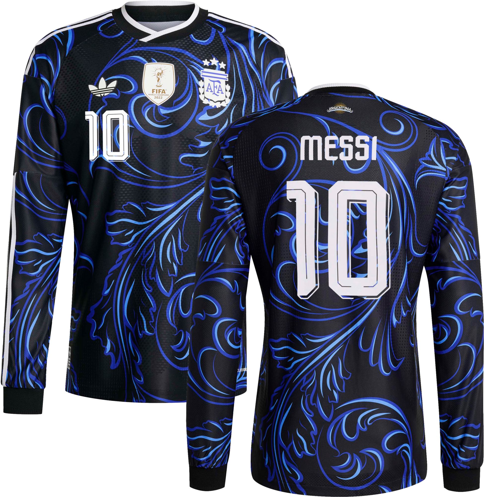 adidas Adult Argentina Lionel Messi #10 2026 Away Long Sleeve