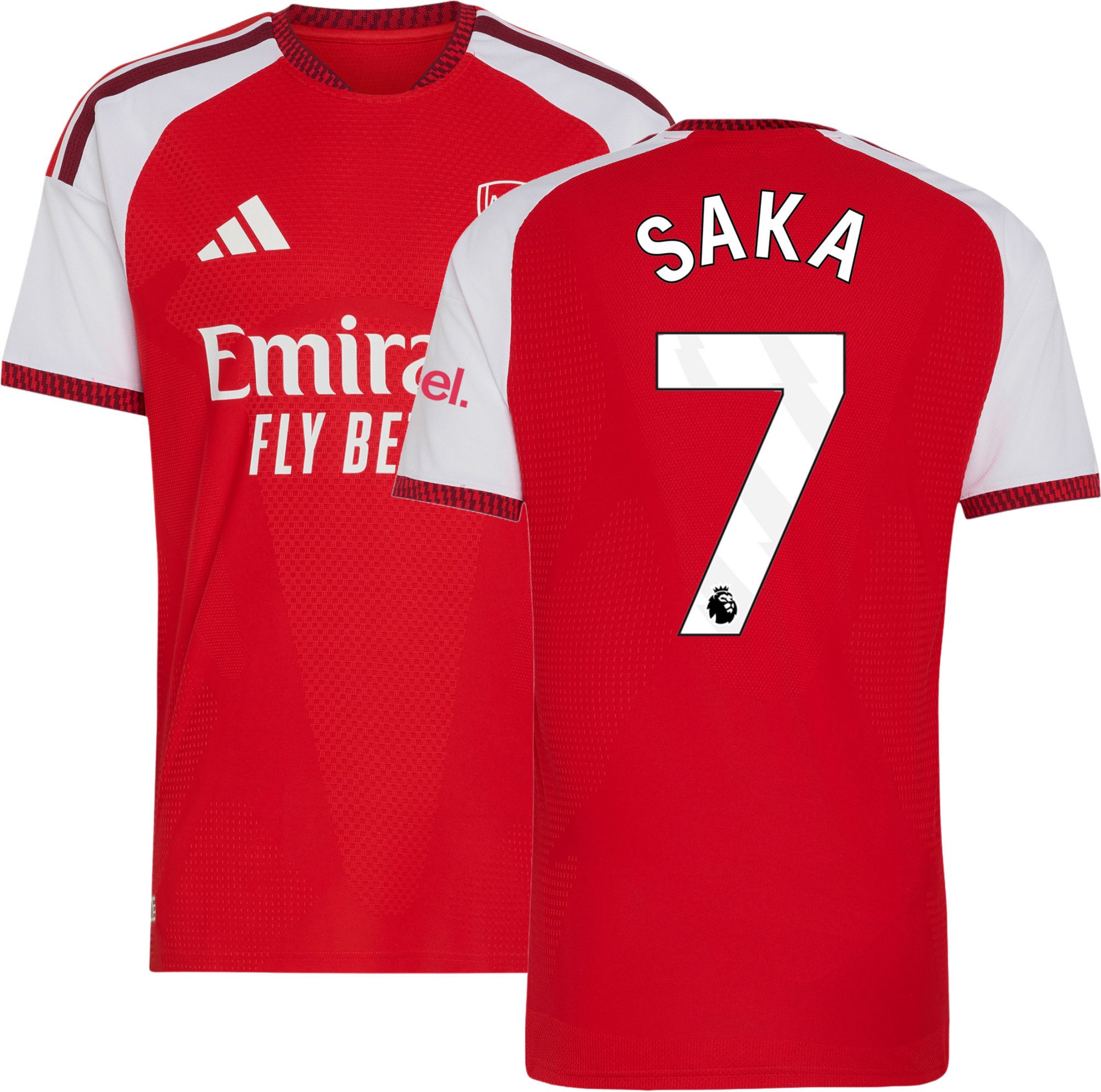 adidas Adult Arsenal Bukayo Saka 2025 Home Authentic Jersey