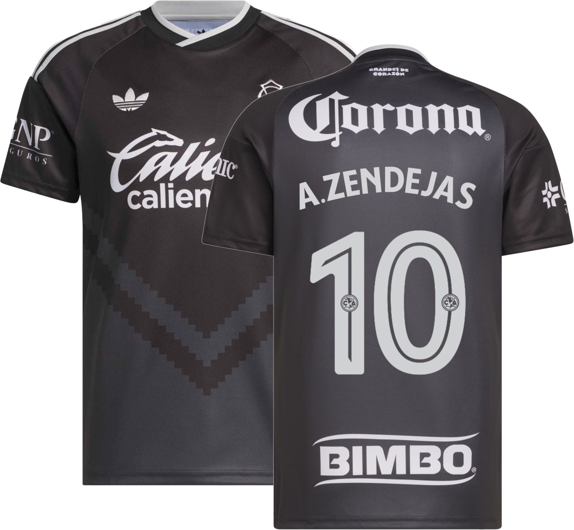 adidas Adult Club America Alex Zendejas 2026 Away Replica Jersey