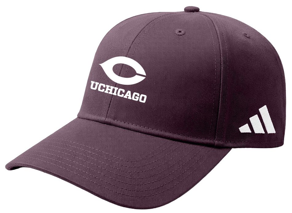 adidas Adult Chicago Maroons Maroon Washed Slouch Adjustable Hat