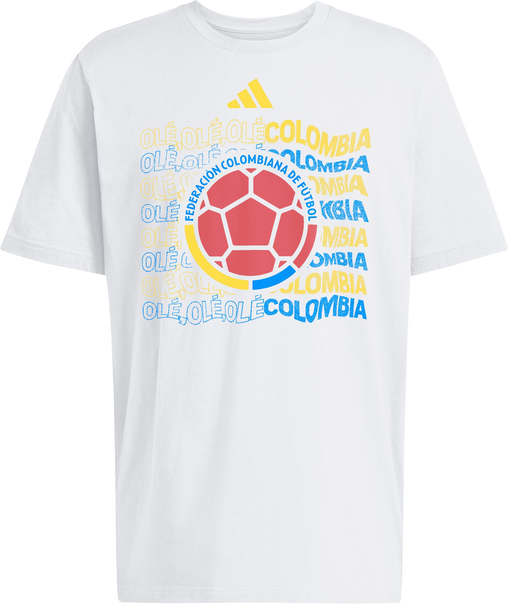 adidas Adult Colombia White Graphic T-Shirt | Dick's Sporting Goods