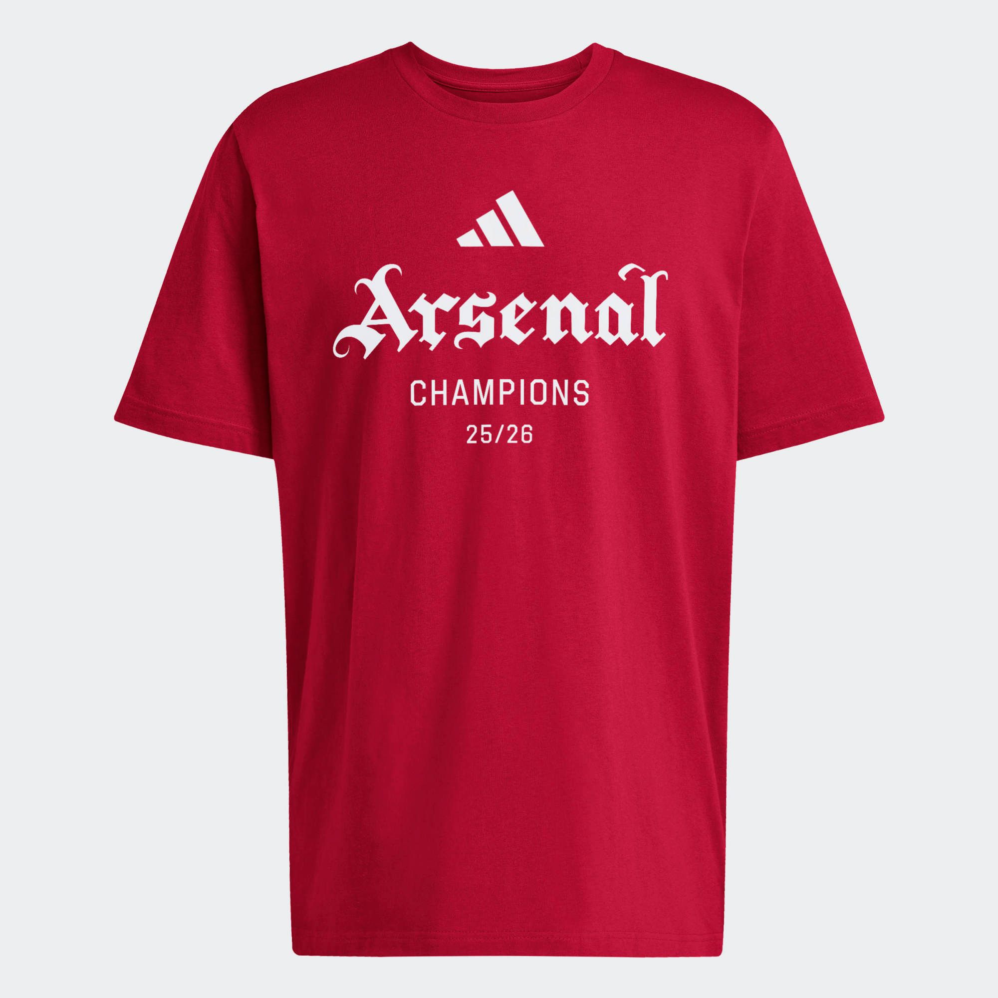 adidas Adult Arsenal 2026 English Premier League Champions T-Shirt
