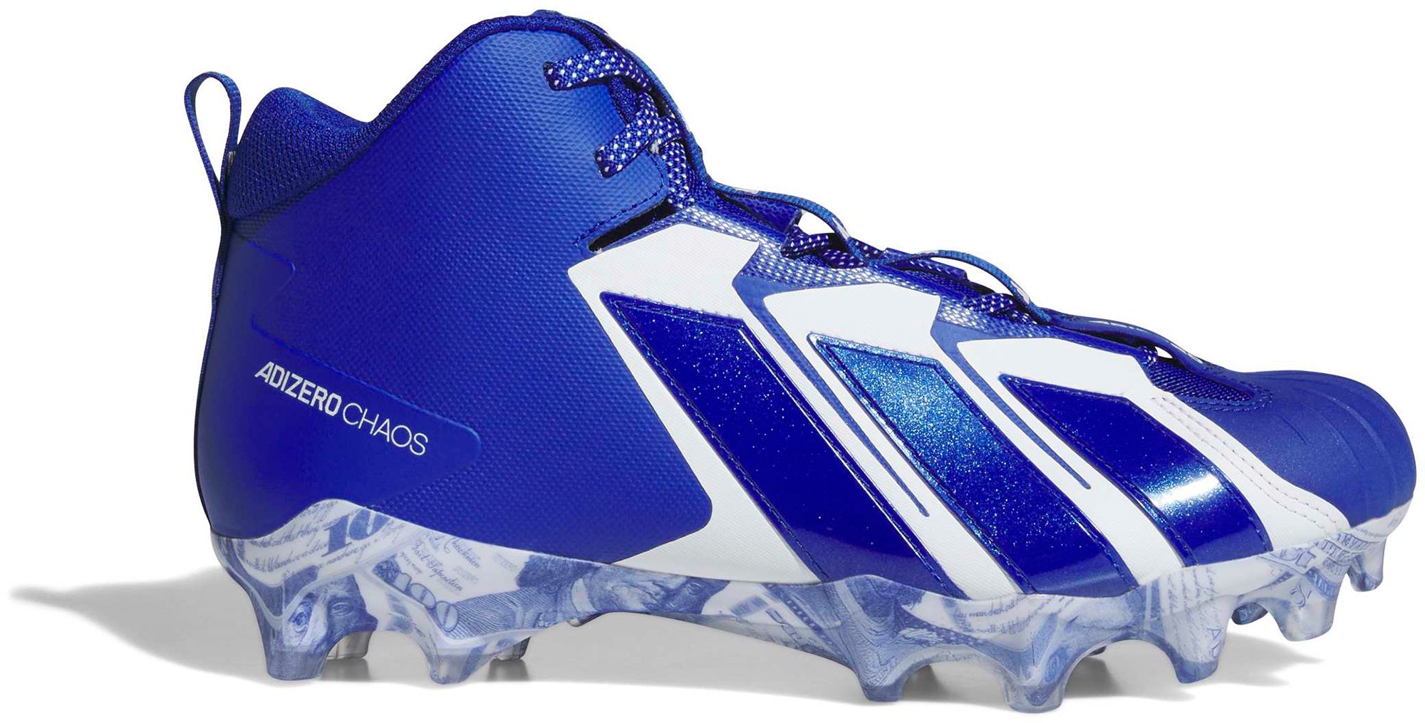 Adidas Mens ADIZERO Chaos Football Cleats Blue/White Shoes IF9718 Size 8.5 NEW Adidas Adizero Chaos Football Cleats Men main image 2