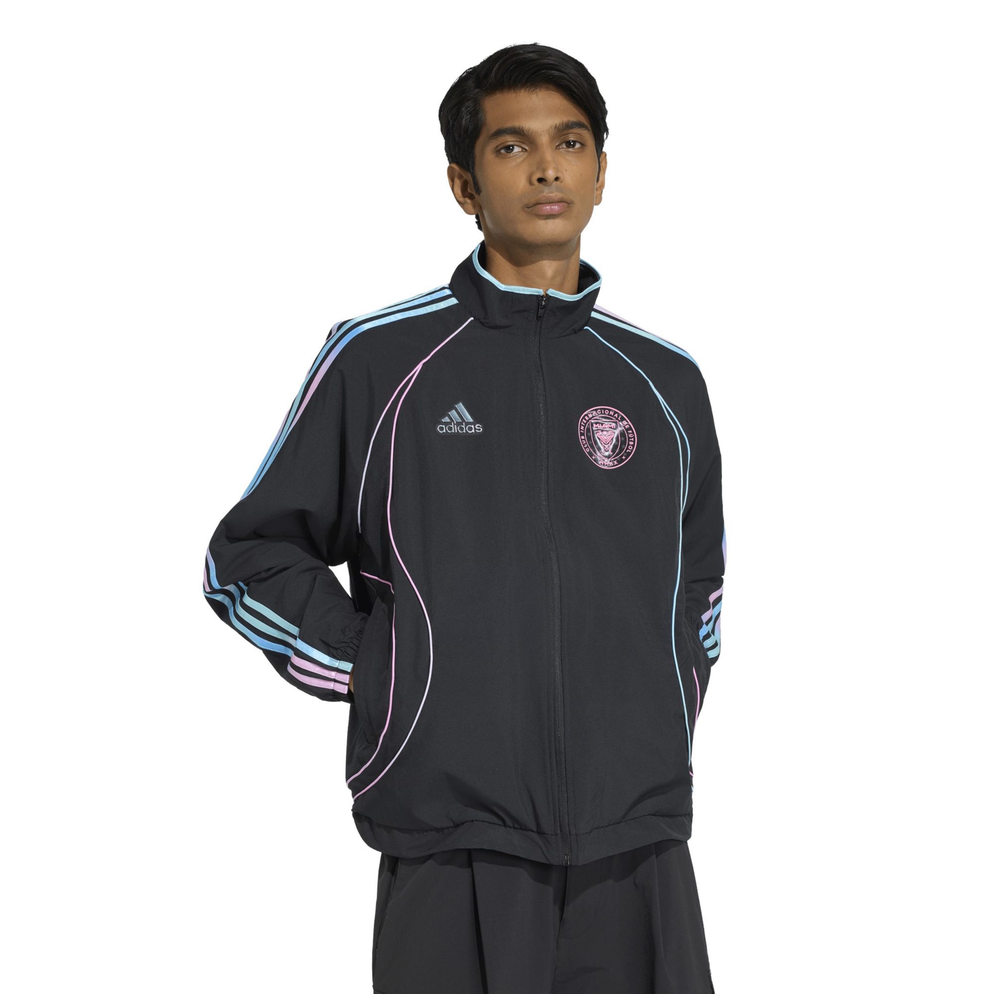 adidas Adult Inter Miami CF Black 2026 Special Edition Audi Jacket