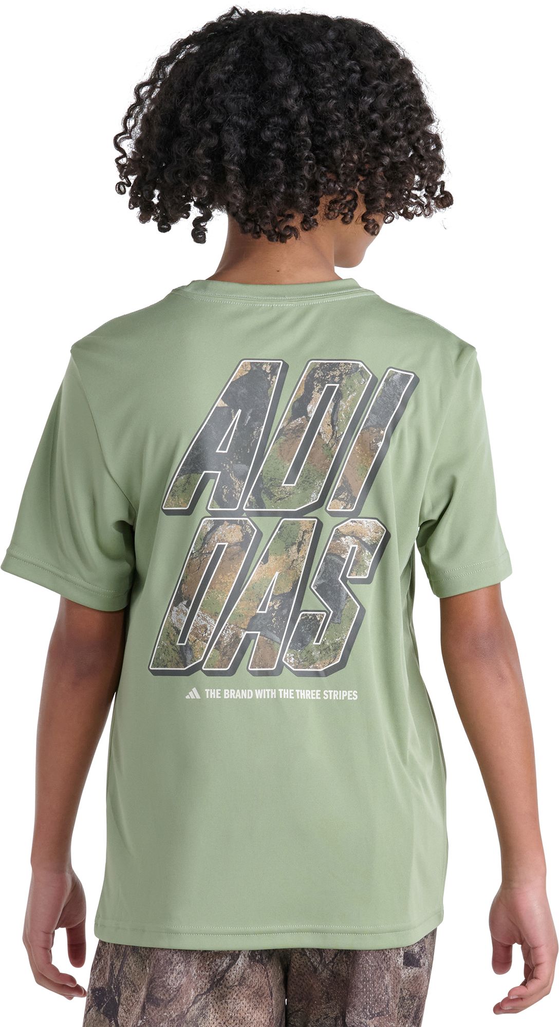 adidas Boys' Rock Camo Lineage Graphic Tee | Dick's Sporting Goods
