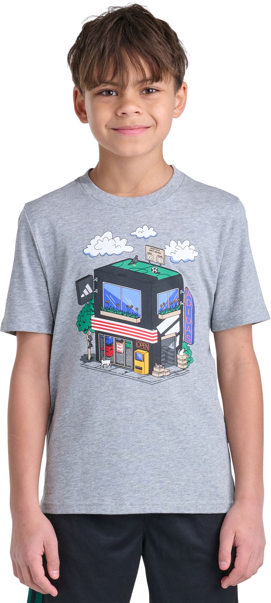 adidas Boys' Shoebox Shop Graphic Tee | Dick's Sporting Goods