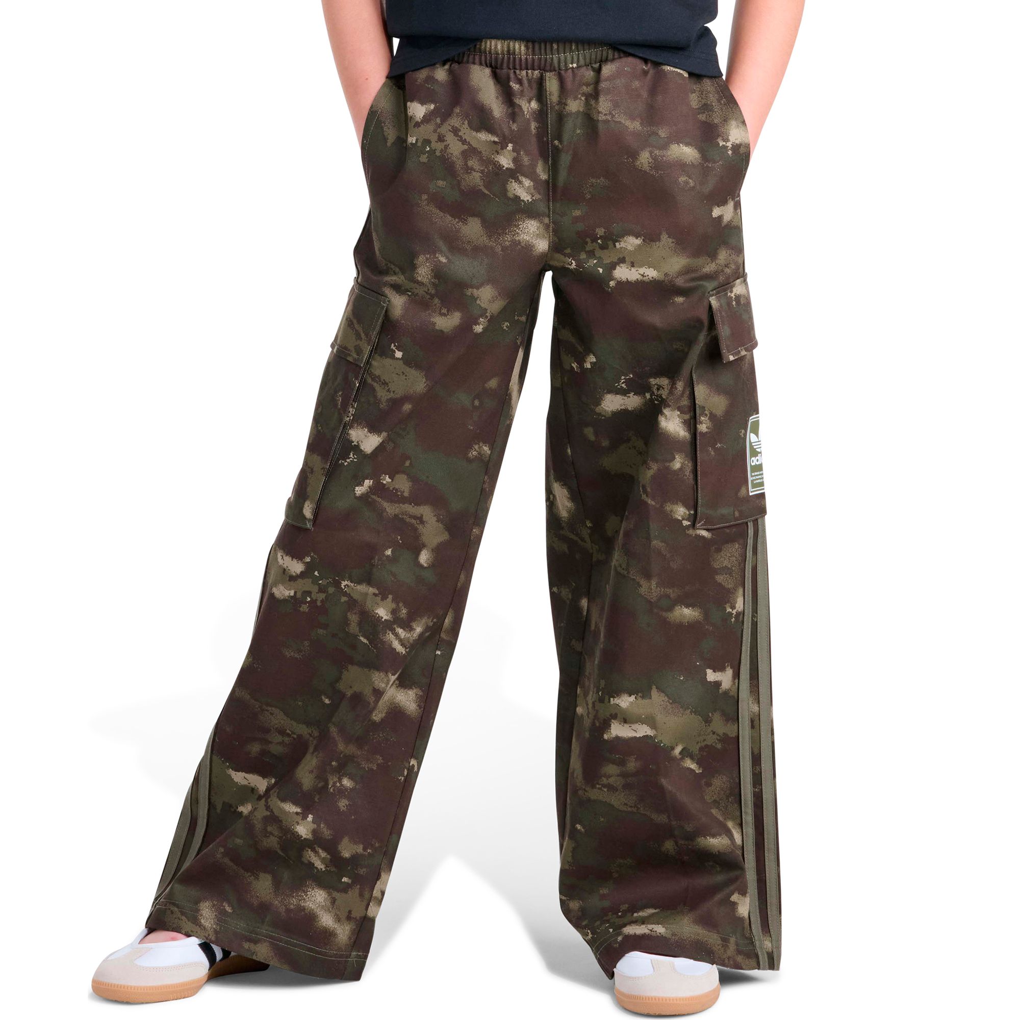 adidas Kids' Originals 3-Stripe Camo Cargo Pant | Dick's Sporting